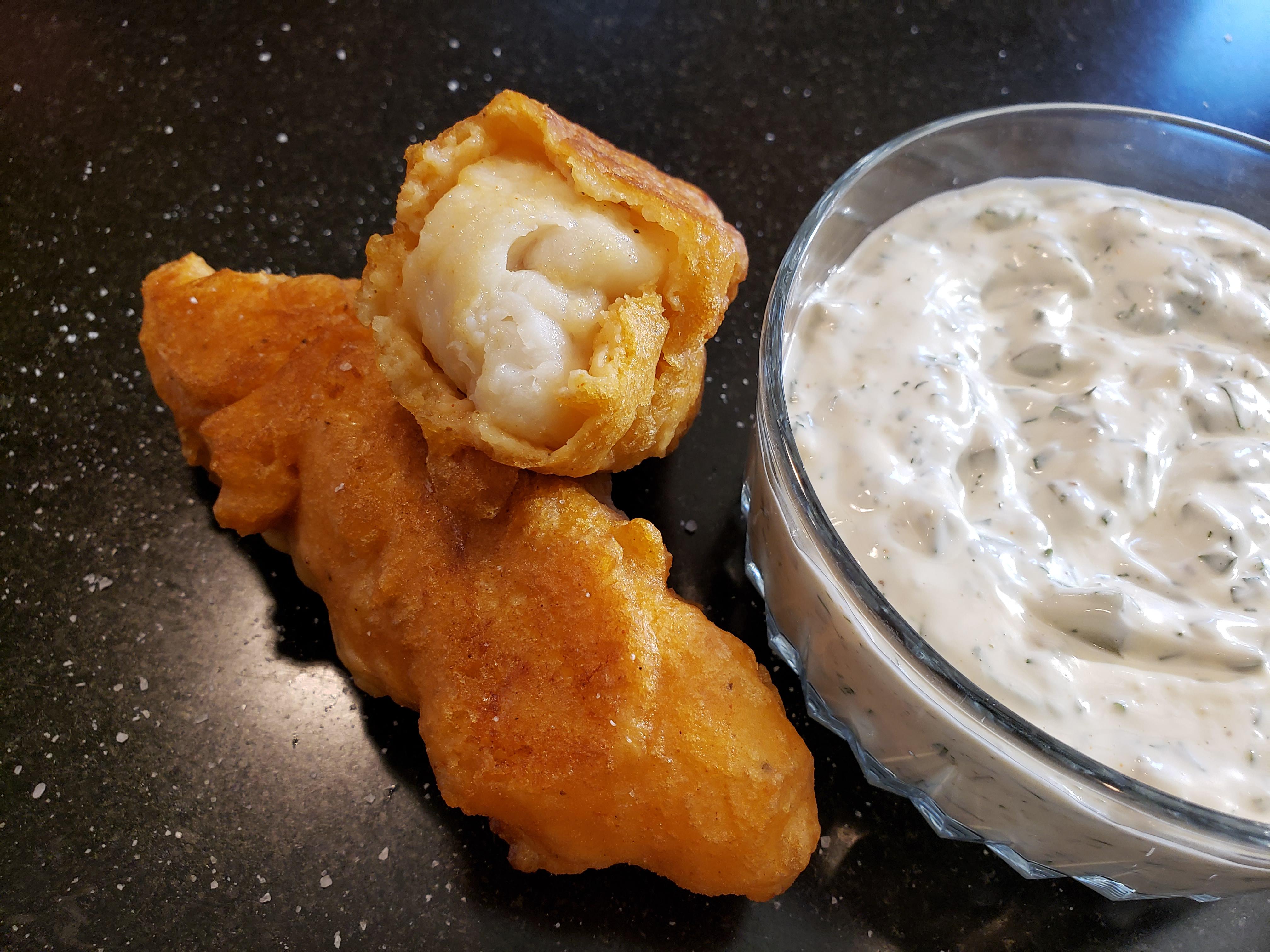 Crispy Beer Battered Fish with the Ultimate Tartar Sauce Recipe. Easy