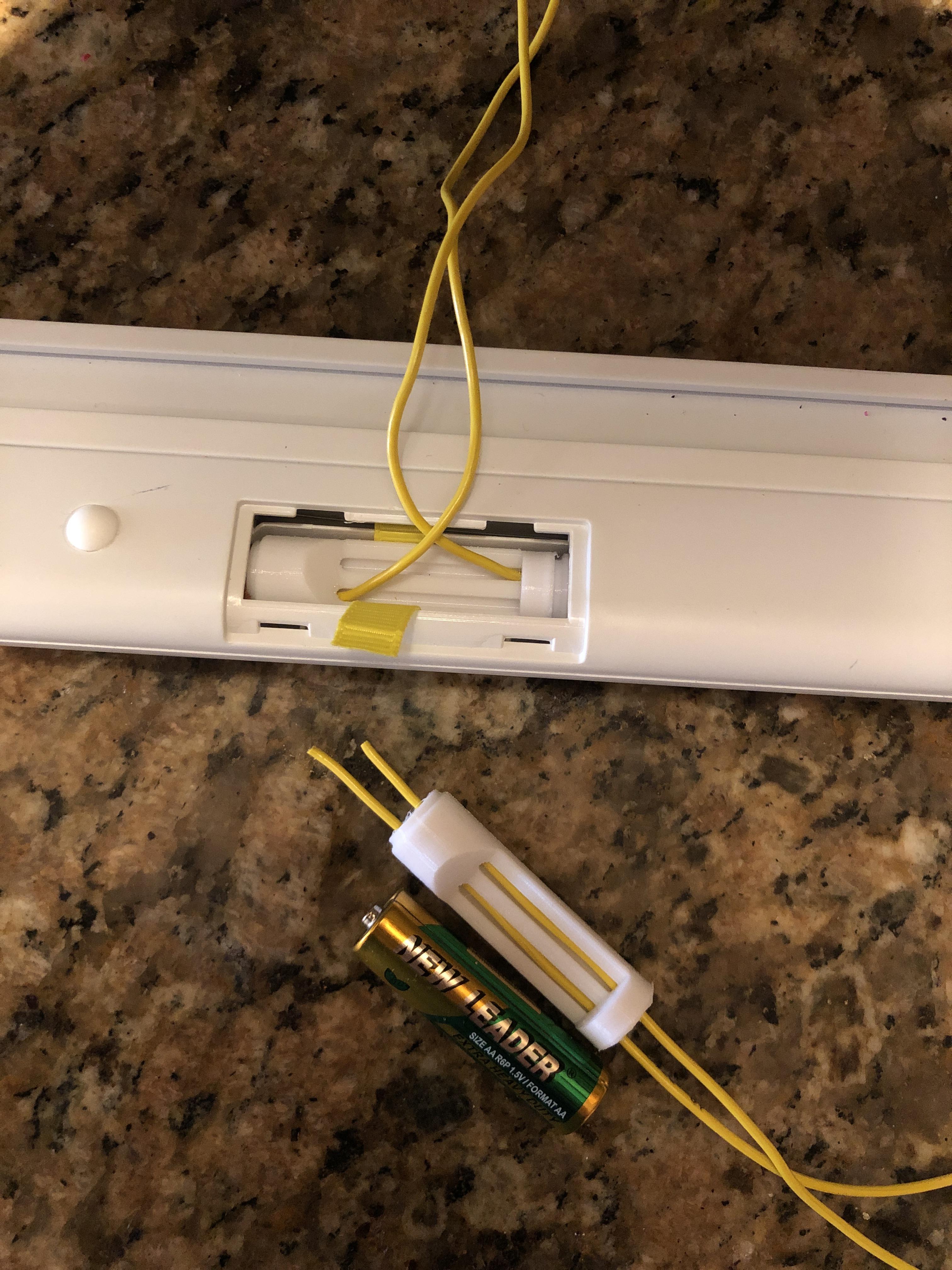 No more AA batteries! My IKEA LED light was draining my AAs, so