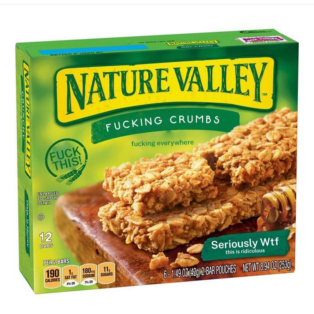 Nature Valley's Wrapper of Fucking Crumbs r/sbubby