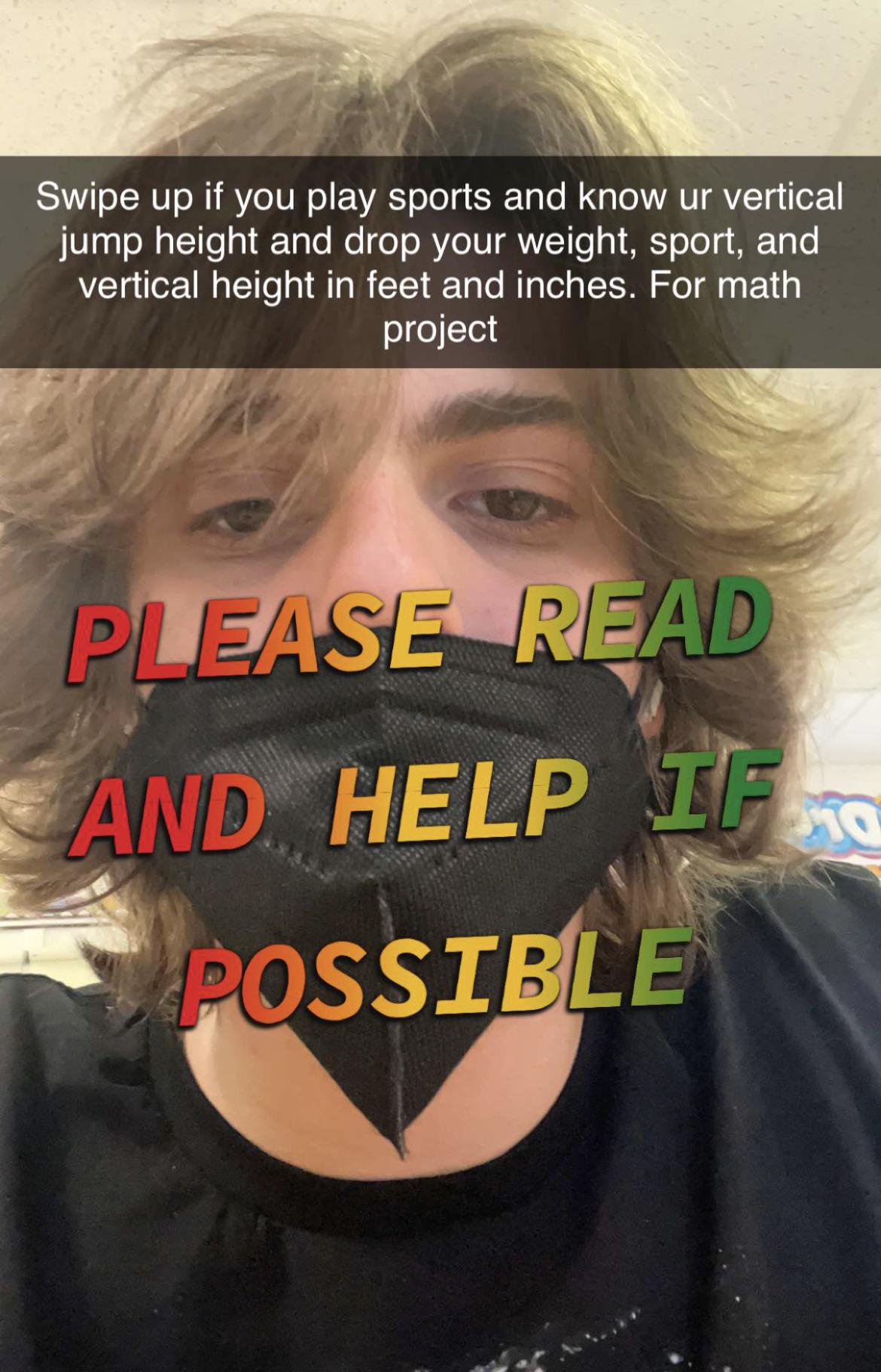 I need vertical jump statistics for a high school math