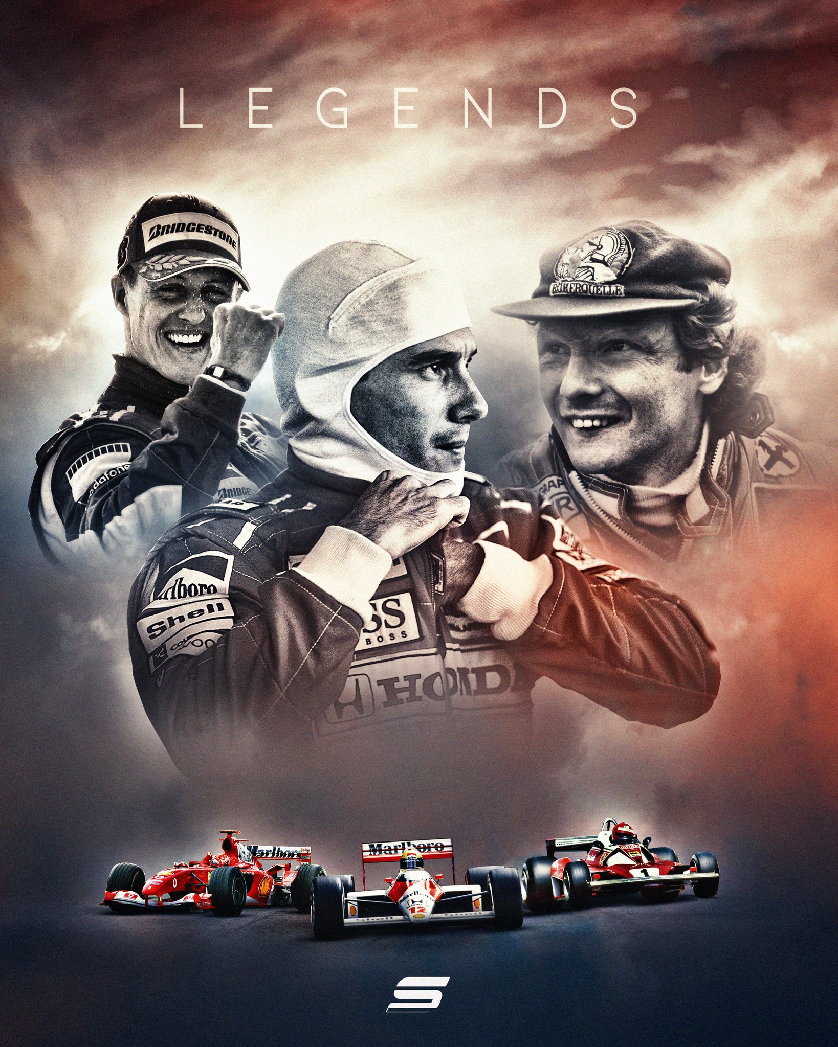 F1 Legends Poster made by SeviGraphics r/formula1