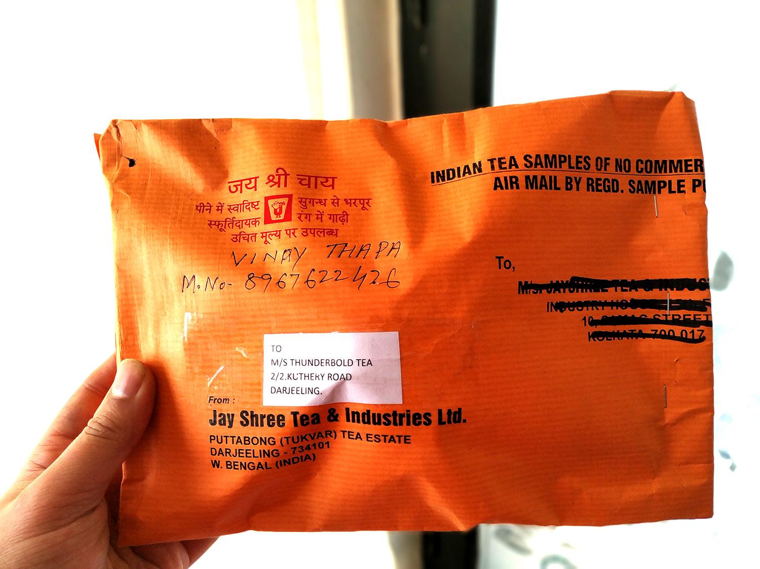 Tea samples from the Jayshree Group r/tea