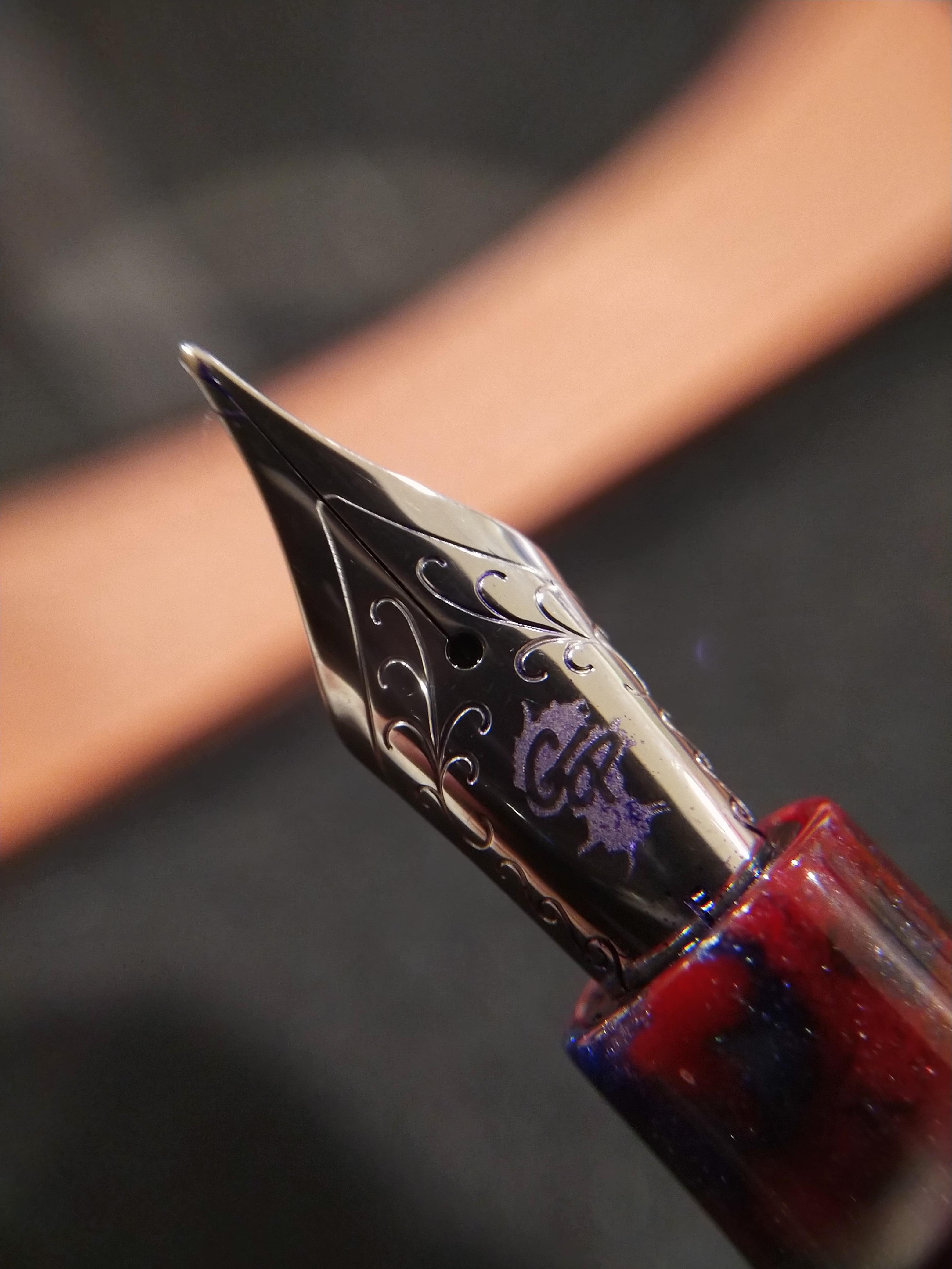 Goulet pens 6 nib creep MurasakiShikibu has pooled in their logo r