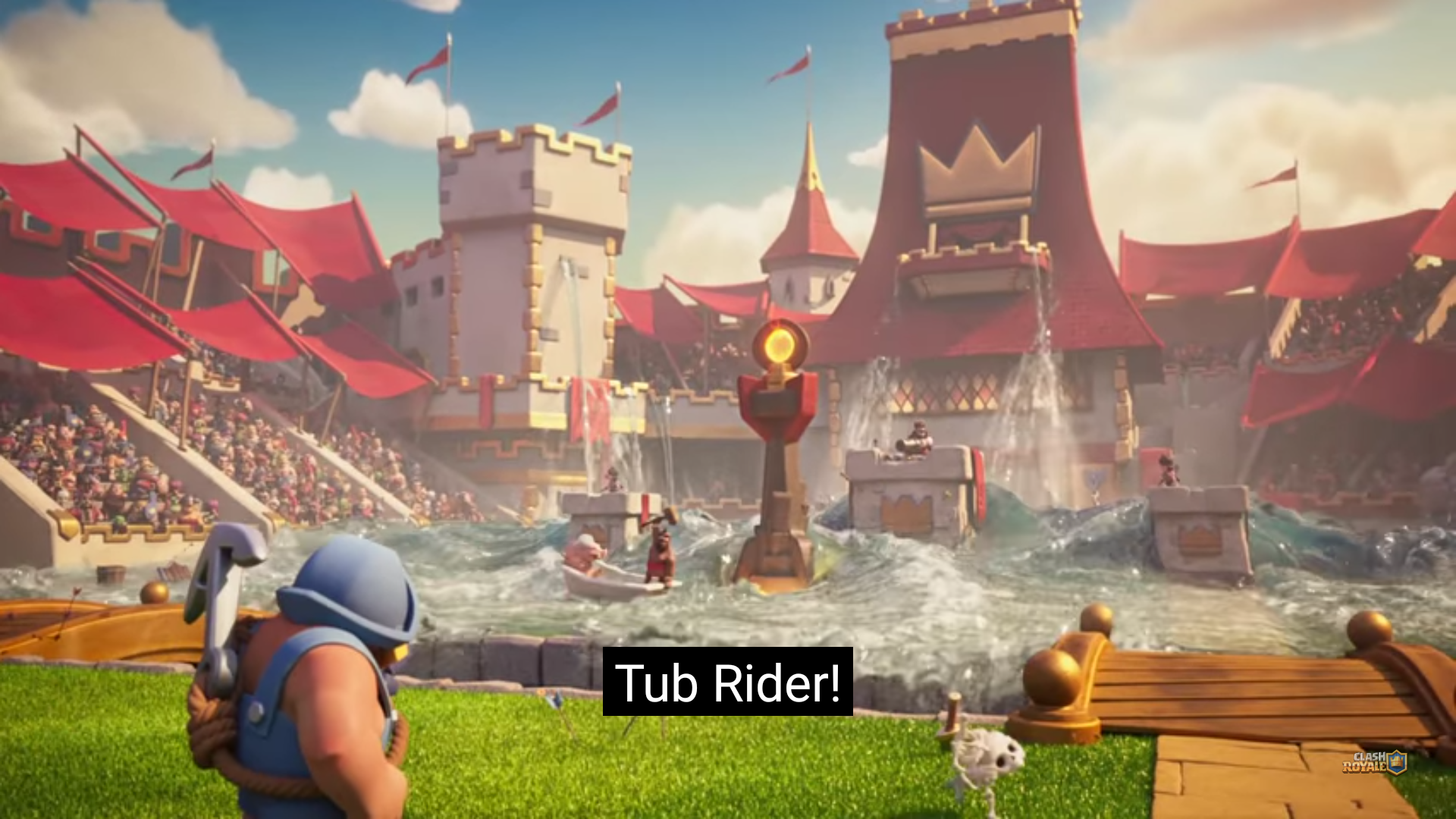 Tub rider🤔 what does this mean r/ClashRoyale