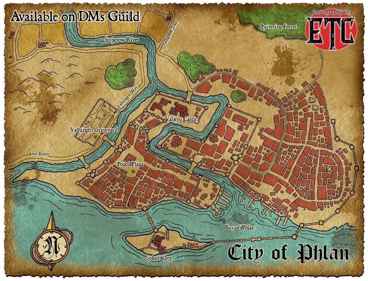 City of Phlan available at DM's Guild