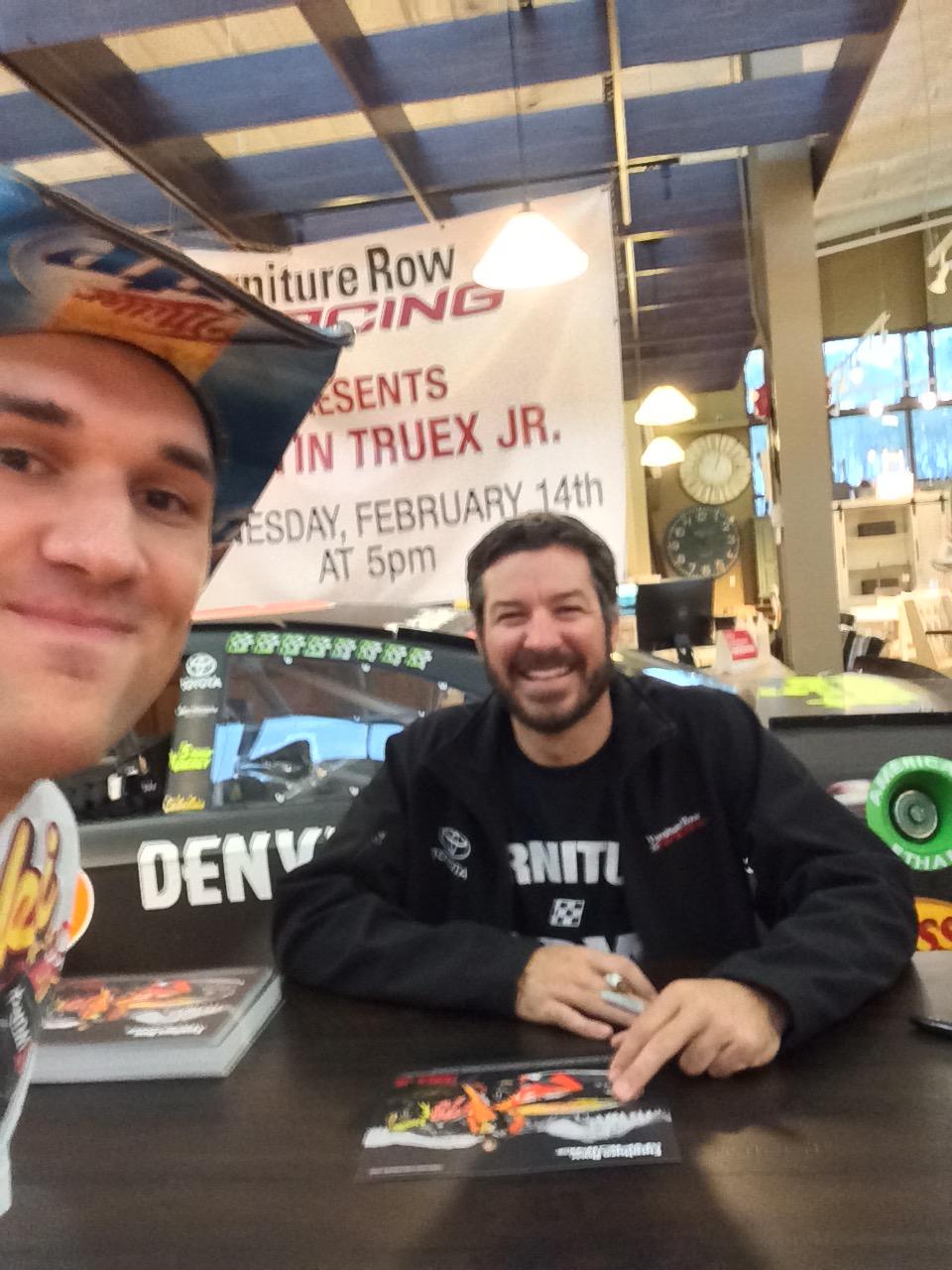 Met MTJ at Denver Mattress in Daytona today! r/NASCAR