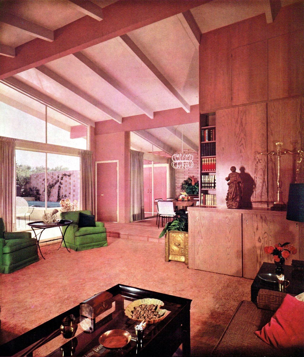 San Antonio dining and living room, 1955 [1280x1505] r/RoomPorn