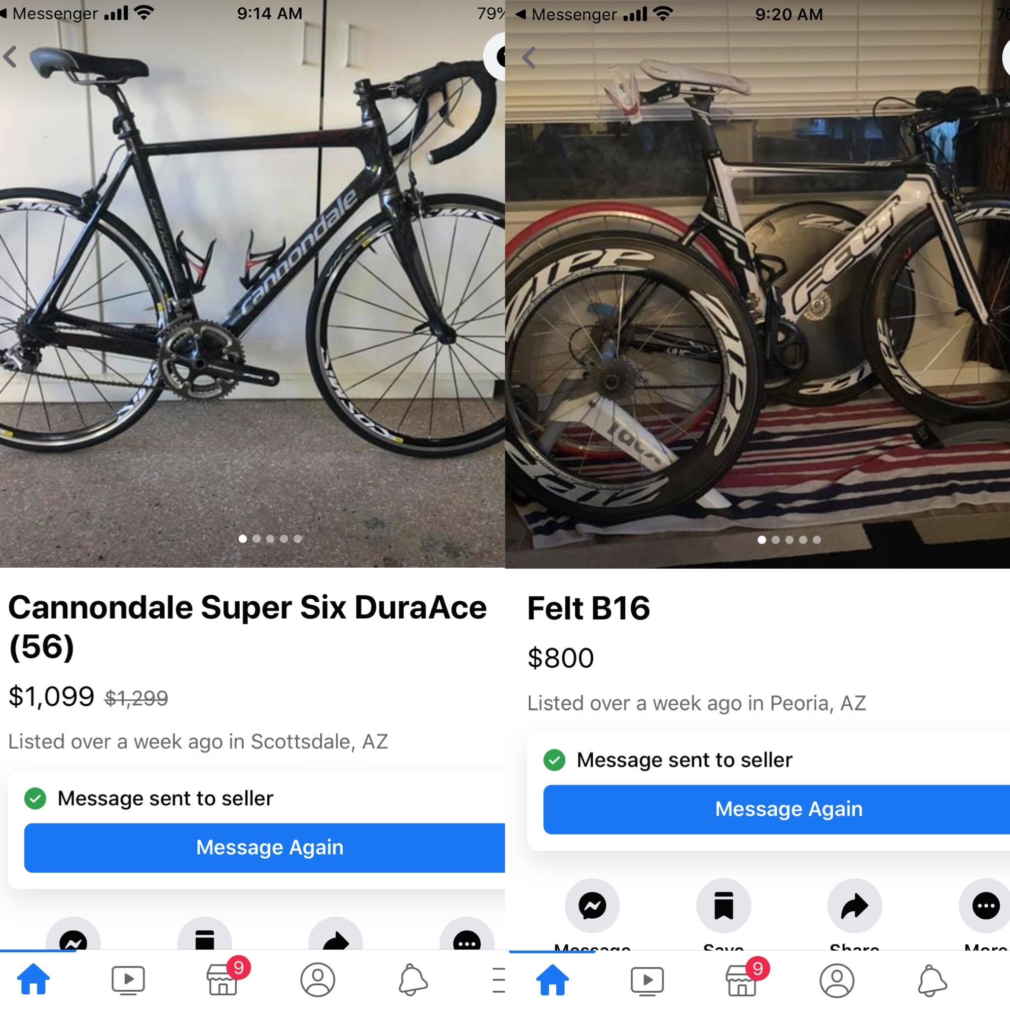 Marketplace deals... is this a good deal for a used road bike? I’m