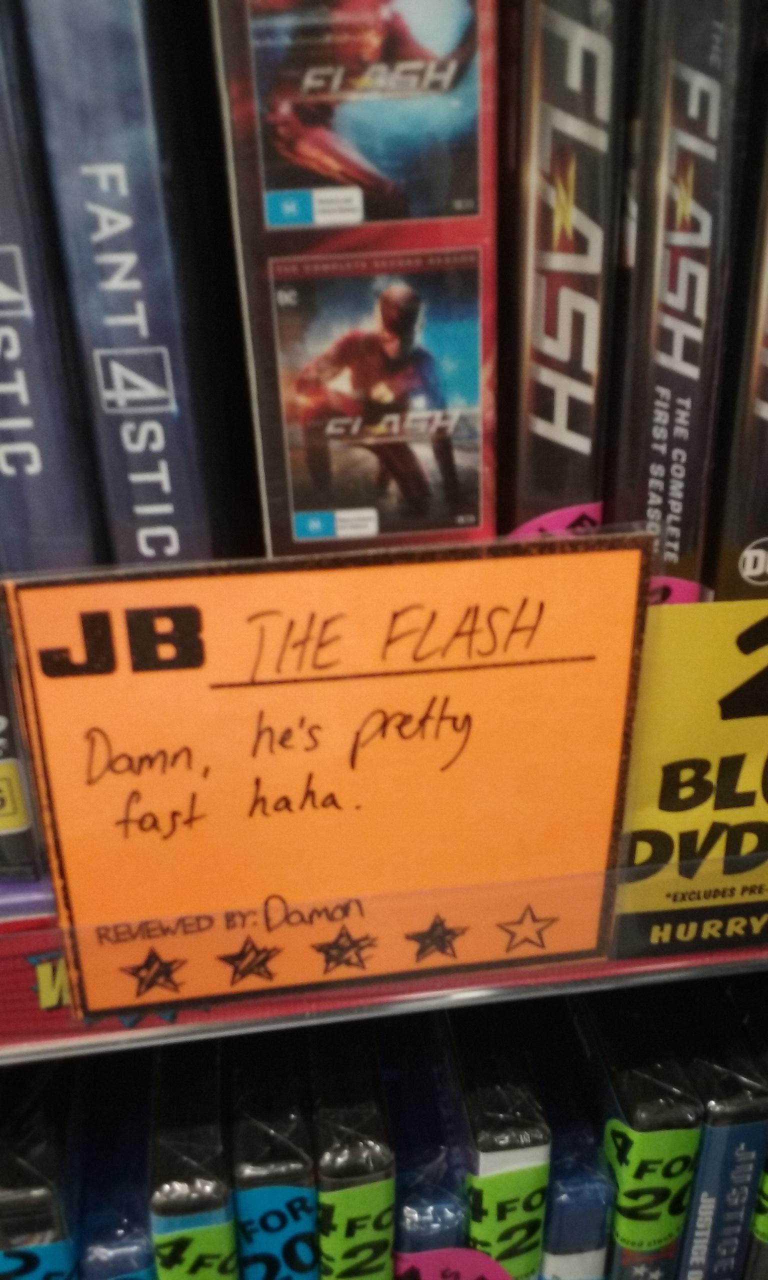 I found this pretty spot on review at JB HiFi. r/FlashTV