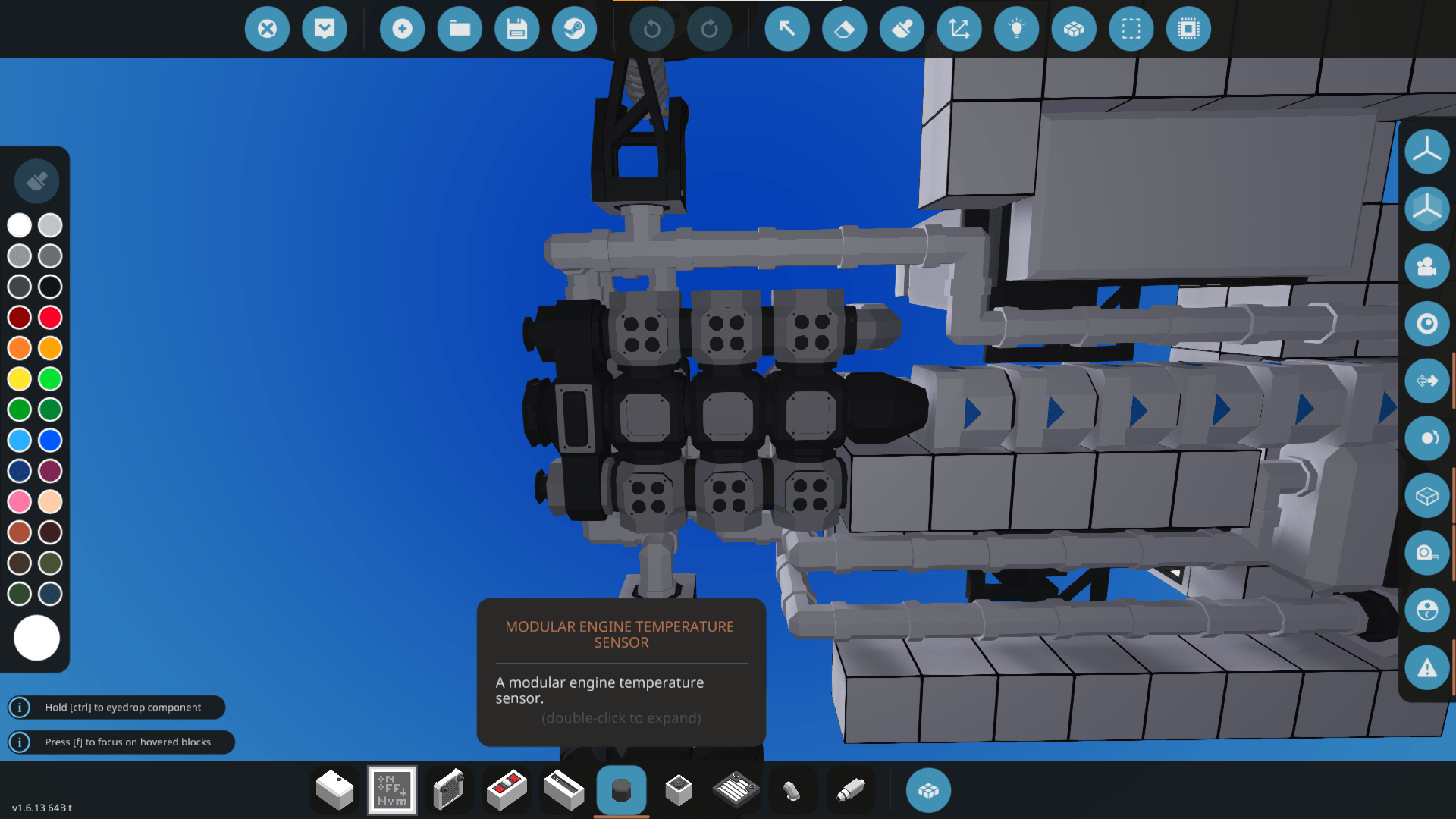 How can I attach a temperature sensor if both ends of crankshaft are