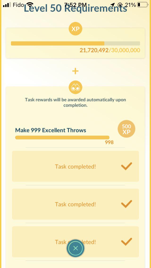 Yay! Almost fini oh no…. r/pokemongo