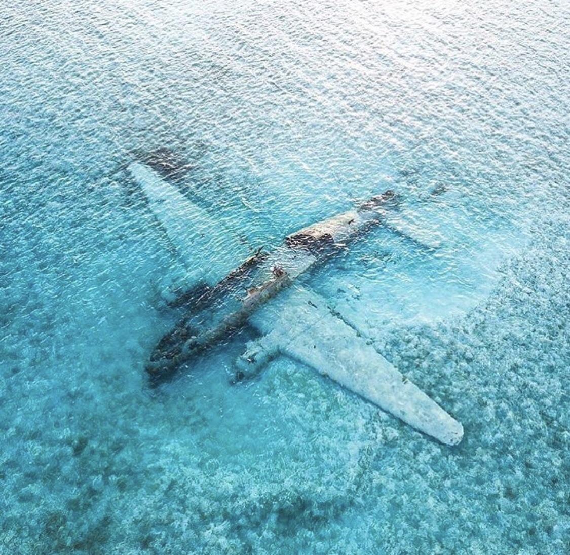 One of Pablo Escobar’s drug planes that was crashed in the Bahamas and