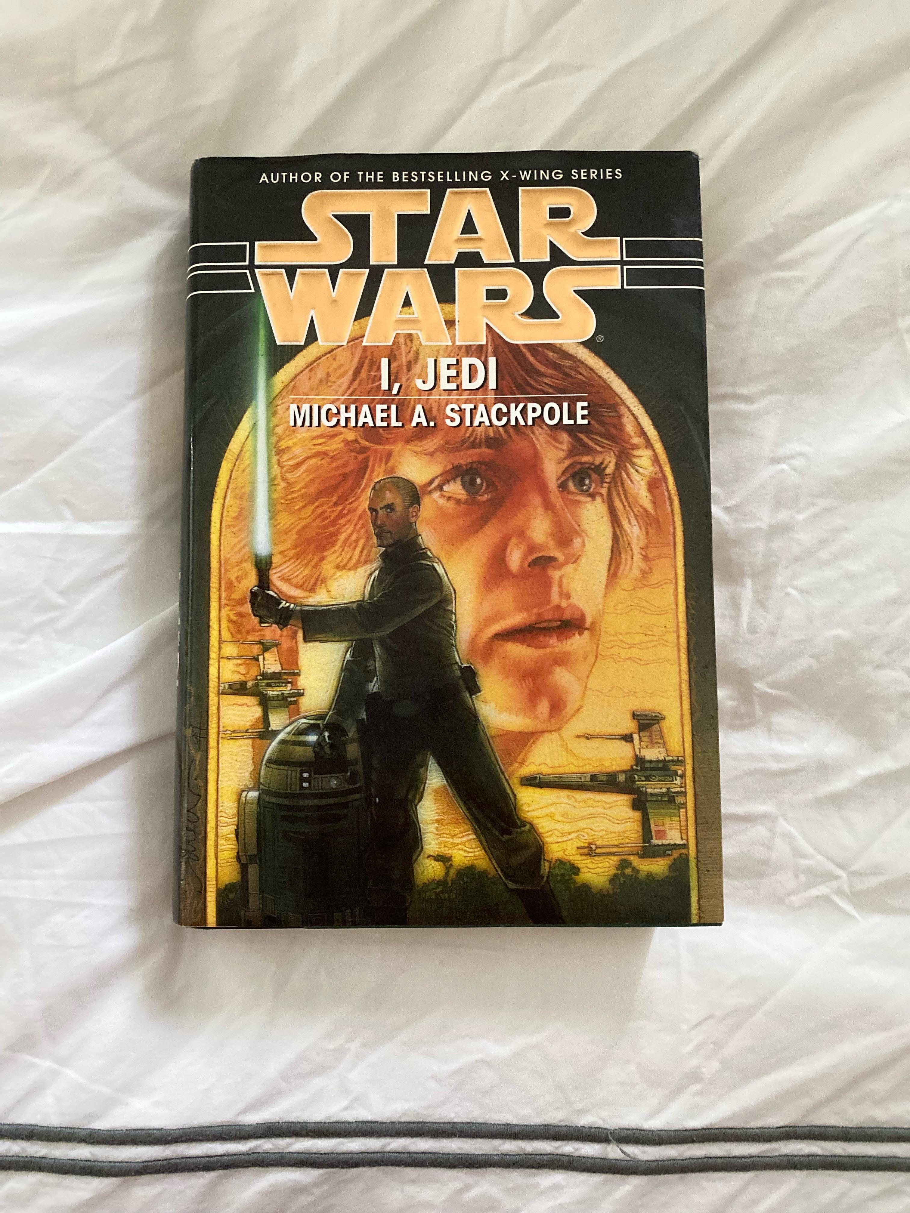 I found this 1st edition I, Jedi hardcover in almost perfect condition