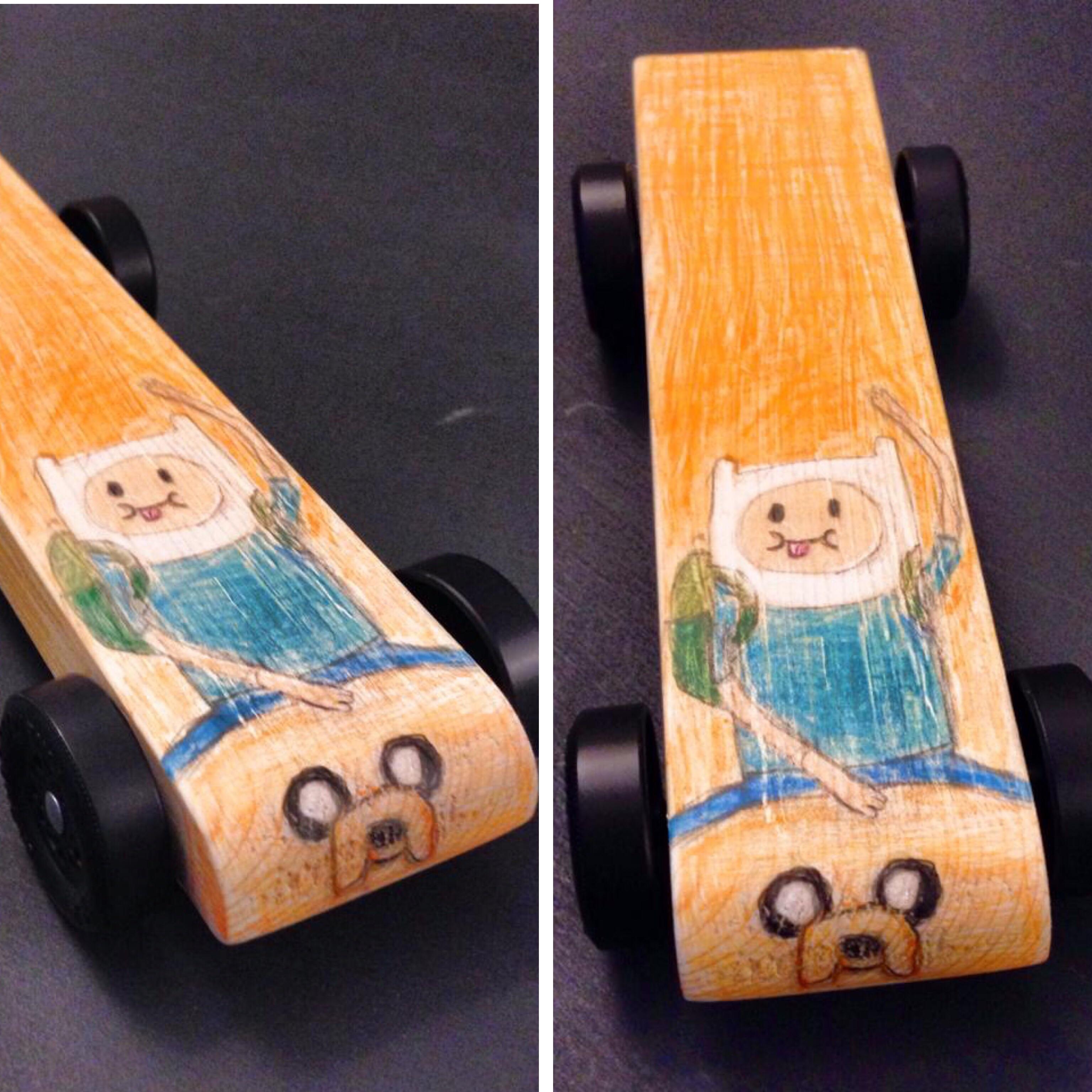 Pinewood derby with these two : r/adventuretime