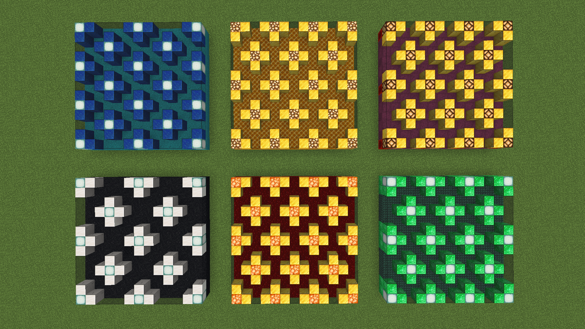 floor designs using black stained glass r/Minecraft