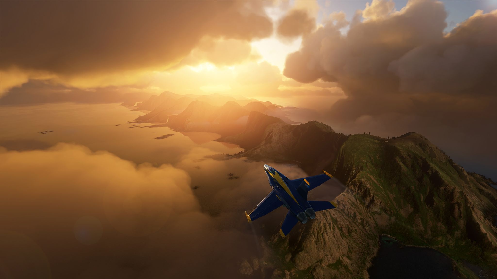 MSFS 2020 Scenery & Clouds With DCS World r/flightsim