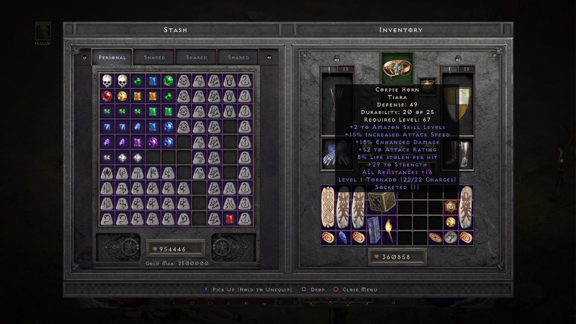 2 zon/str/ll/ar/resist PC? Jewel is ias/ed r/Diablo_2_Resurrected