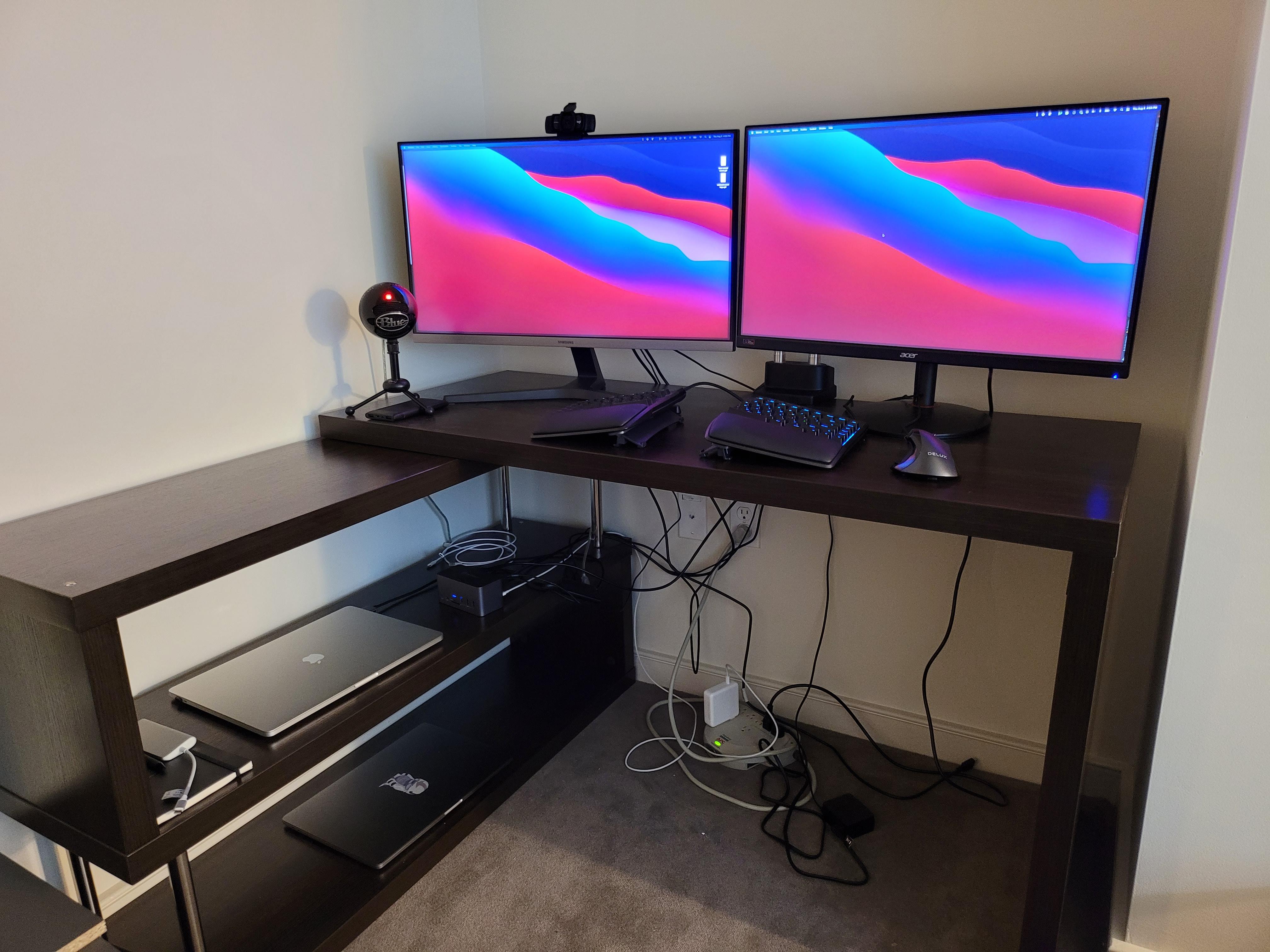 Products/ideas Mounting laptop under desk for docking station purposes