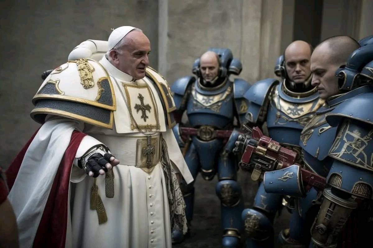 BREAKING: Leaked photos show Pope Francis with Marines in secret