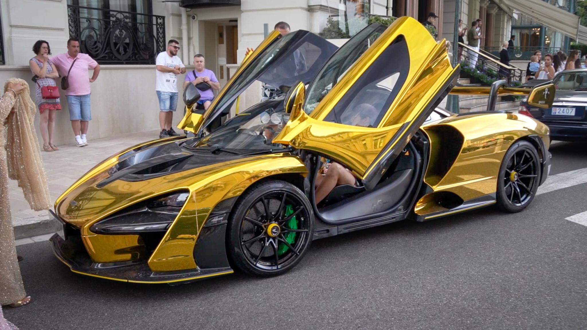 Gold Wrapped McLaren Senna in Monaco r/mclaren