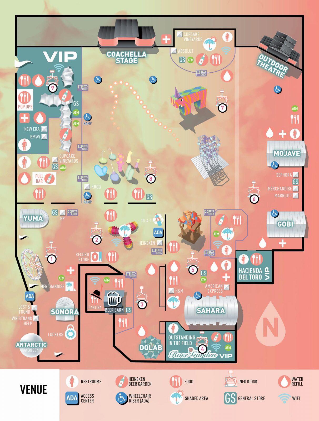 Coachella Map In Box 2022 Map Of Africa 2022