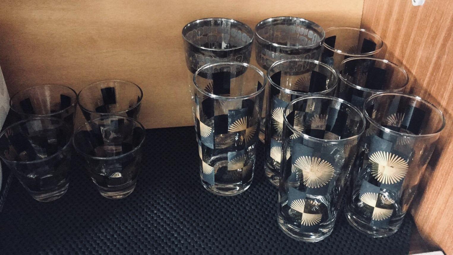 I got more of these glasses at goodwill! r/Mid_Century