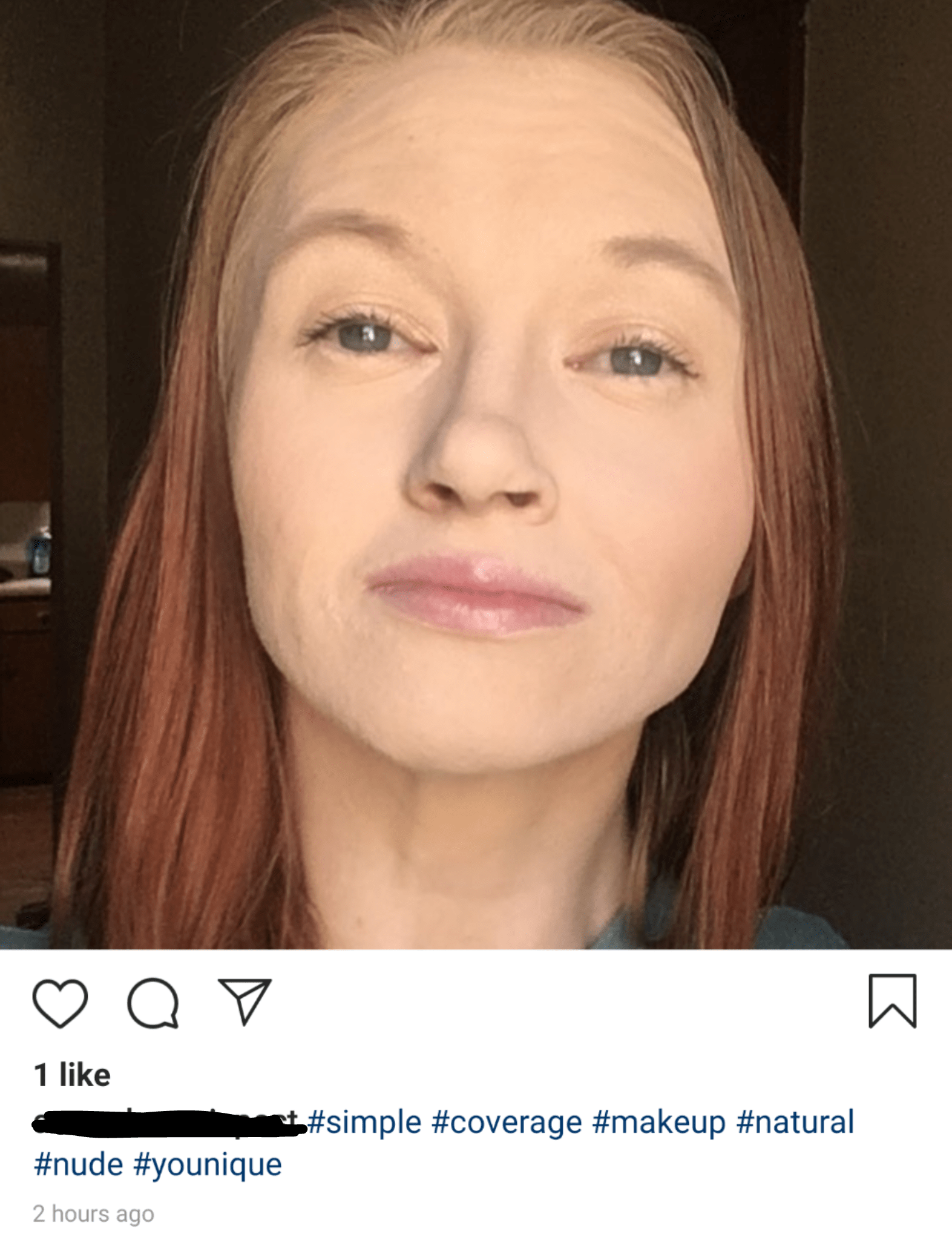 Besides the fact it's all up in her hair, I feel like this is the make