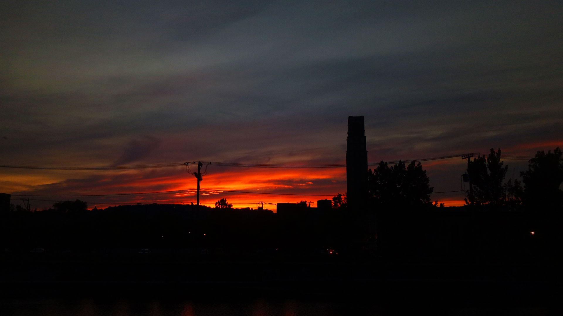 Coucher de soleil au marché Atwater market sunset r/montreal