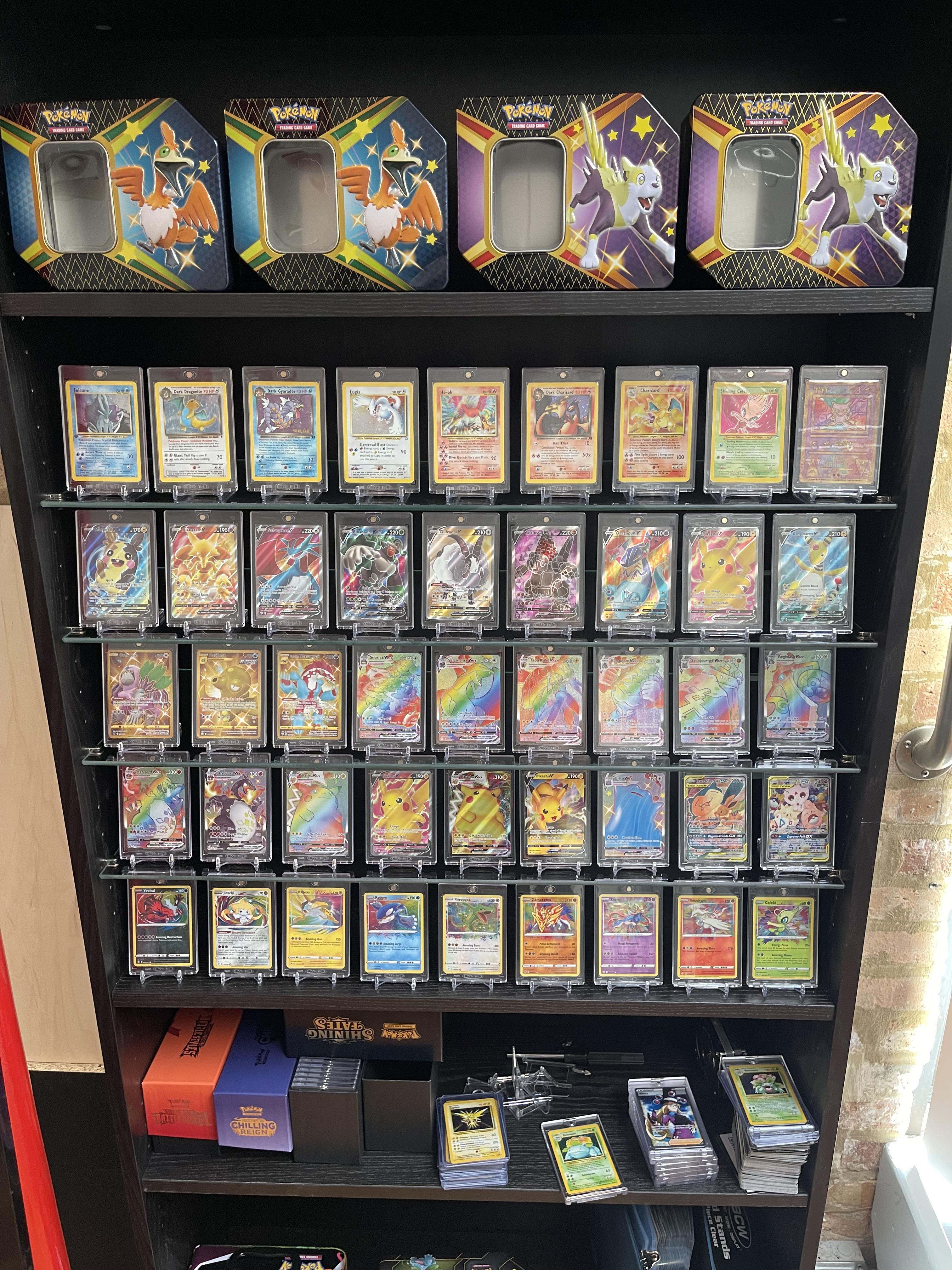 Finally done with my first display case 😬 r/PokemonTCG