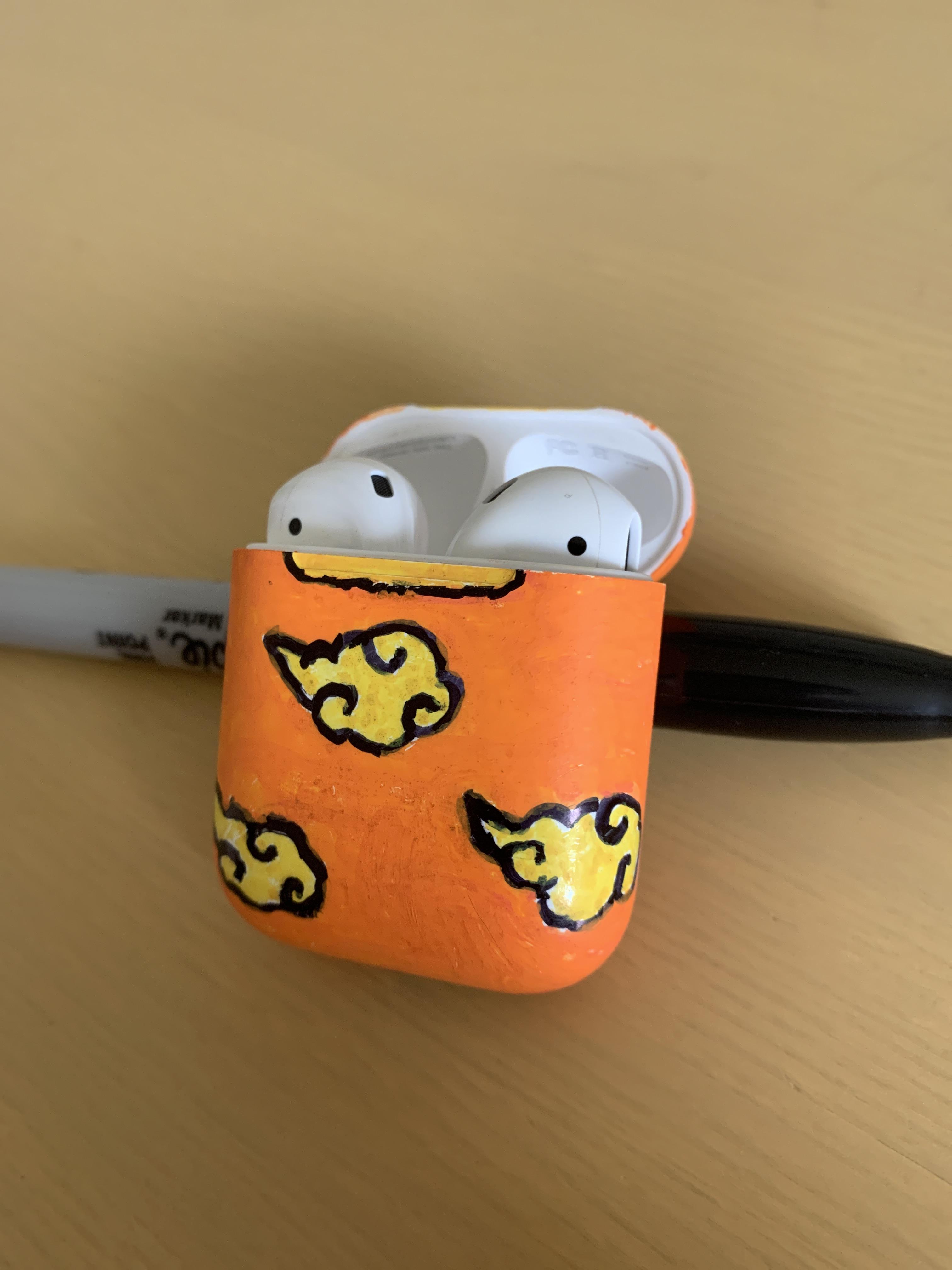 I painted my AirPods case! I really like how it turned out. r/airpods