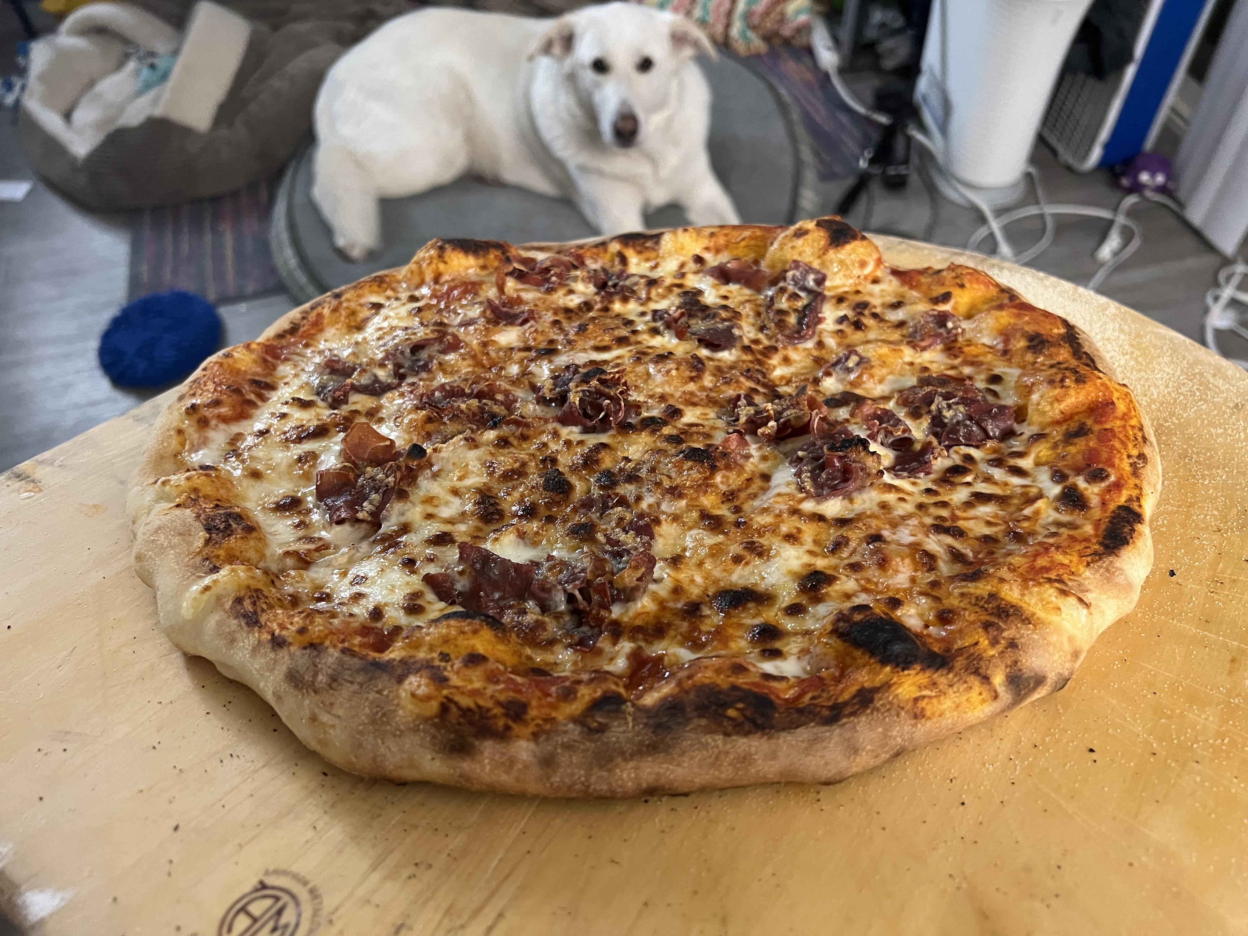 Made this cheese and prosciutto a couple of nights ago in my new ooni