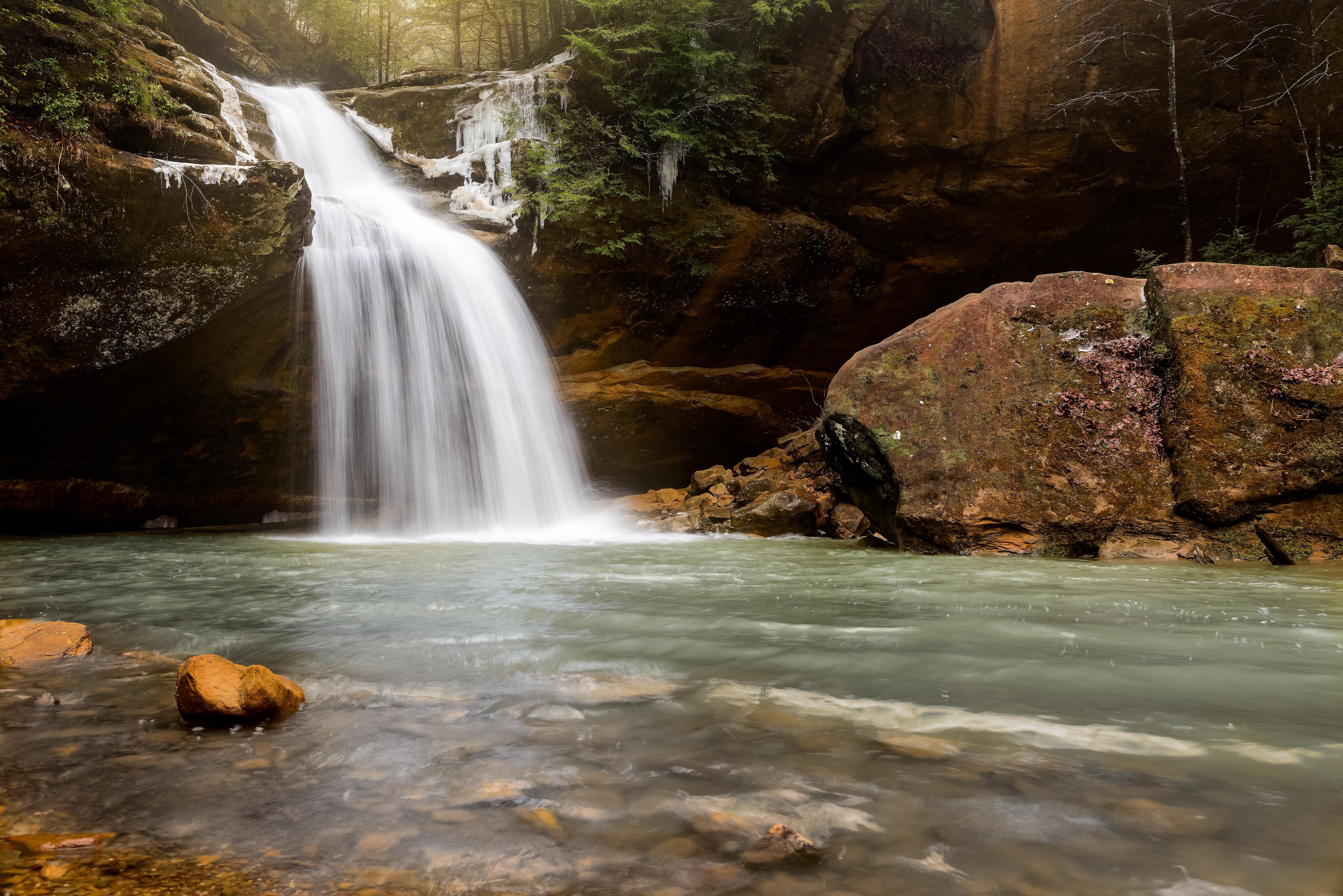 Lower Falls, Hocking Hills State Park [OC] [5499x3670] r/EarthPorn