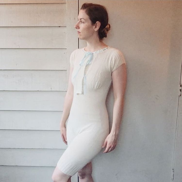 I finished knitting Victorian Combinations from 1892! r/knitting