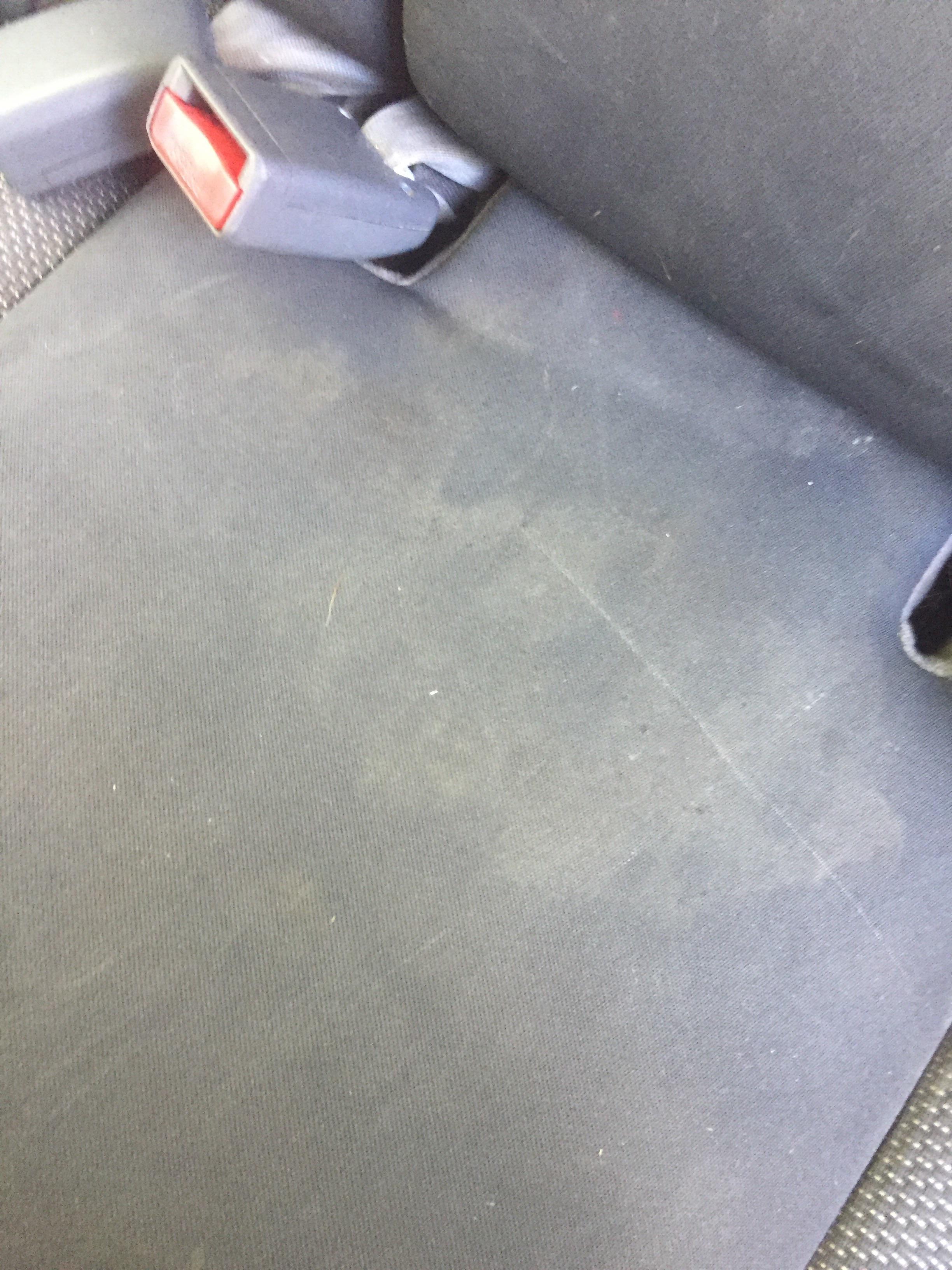 How can I clean the dirt/stains out of the car seats? Covers don’t come