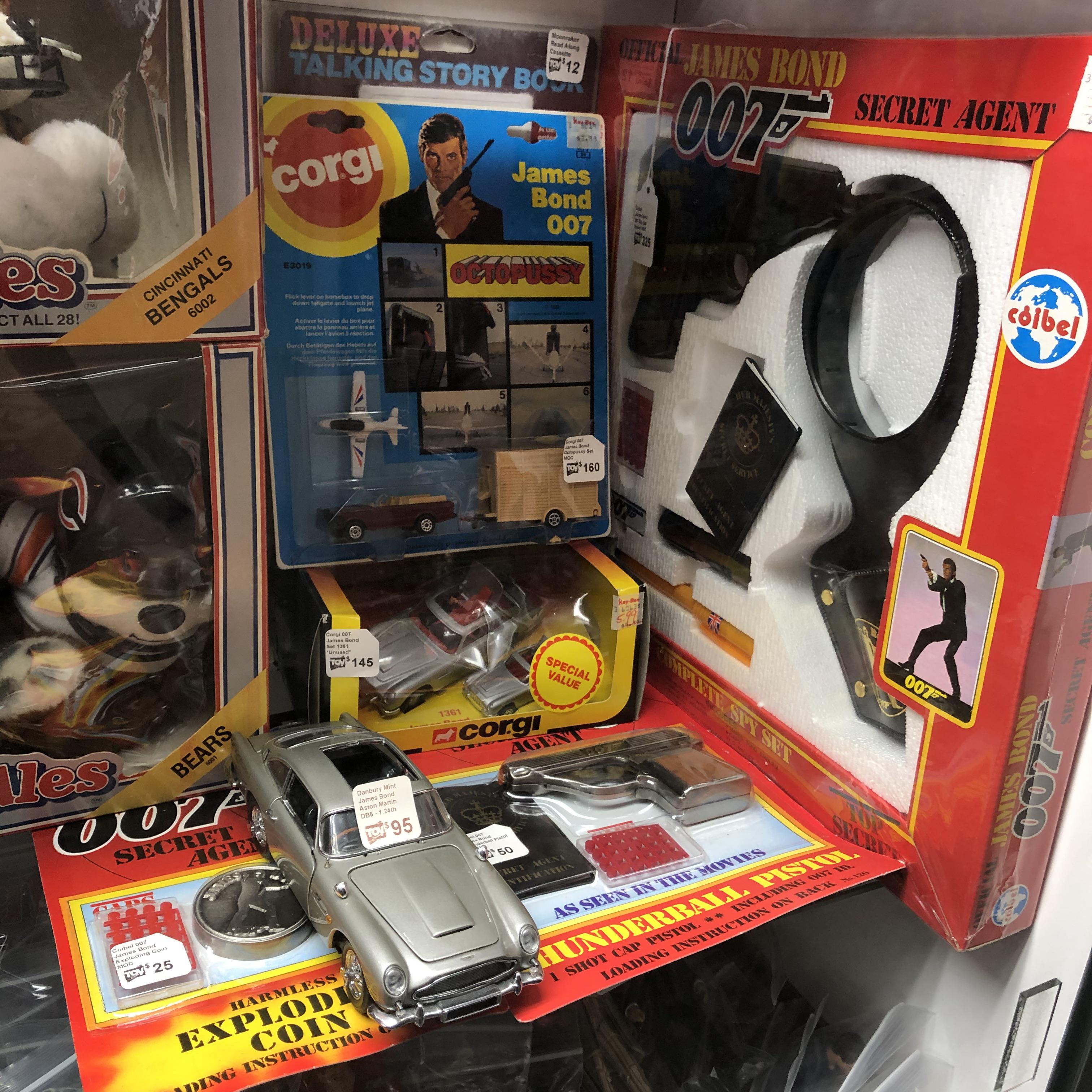 The toy store I work at in Ohio put out some really fun Bond pieces