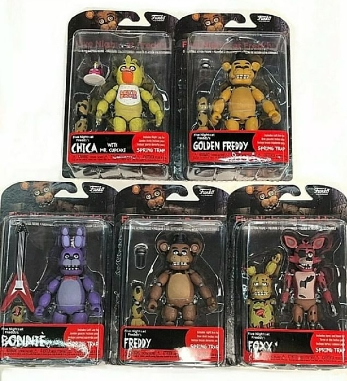 The FNaF 1 figures are getting rereleases that feature better paint