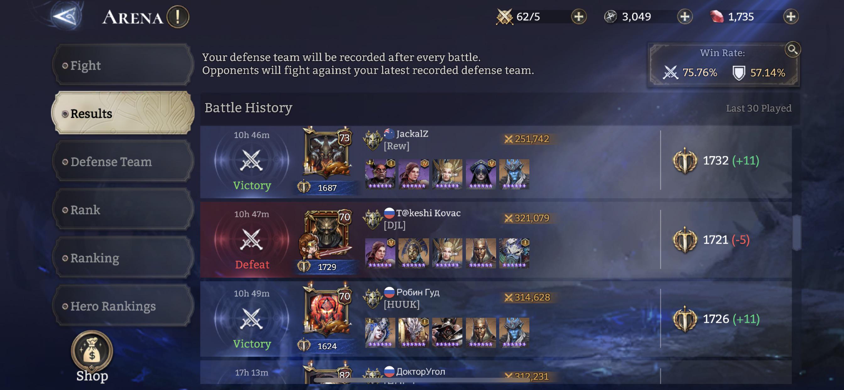 Razaak Team Leader Wins Against Boreas Teams r/WatcherofRealmsGame