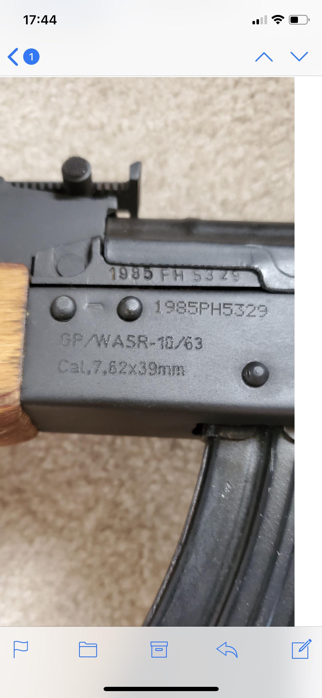 Ak 47 serial number fozdyna