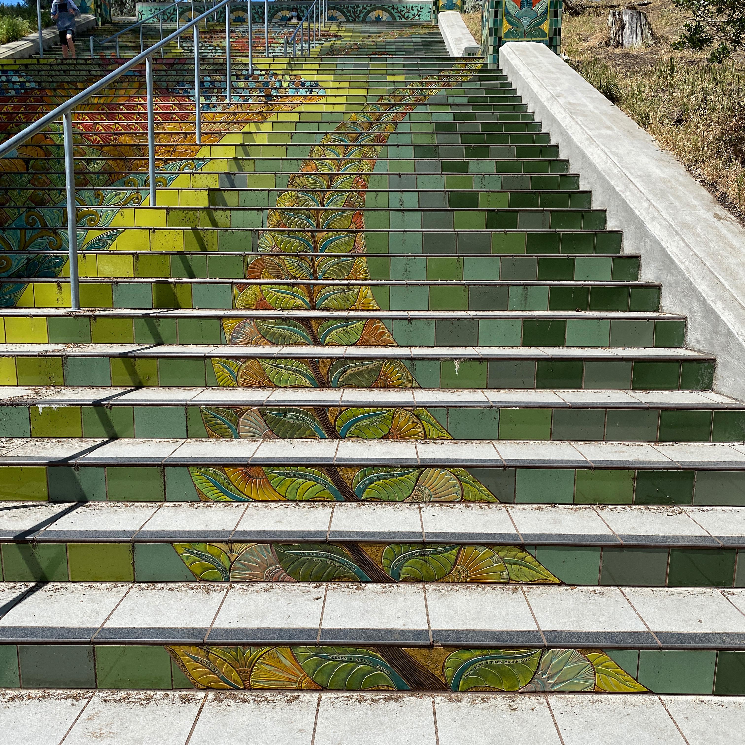 The beautiful Lincoln Park Stairs. r/sanfrancisco