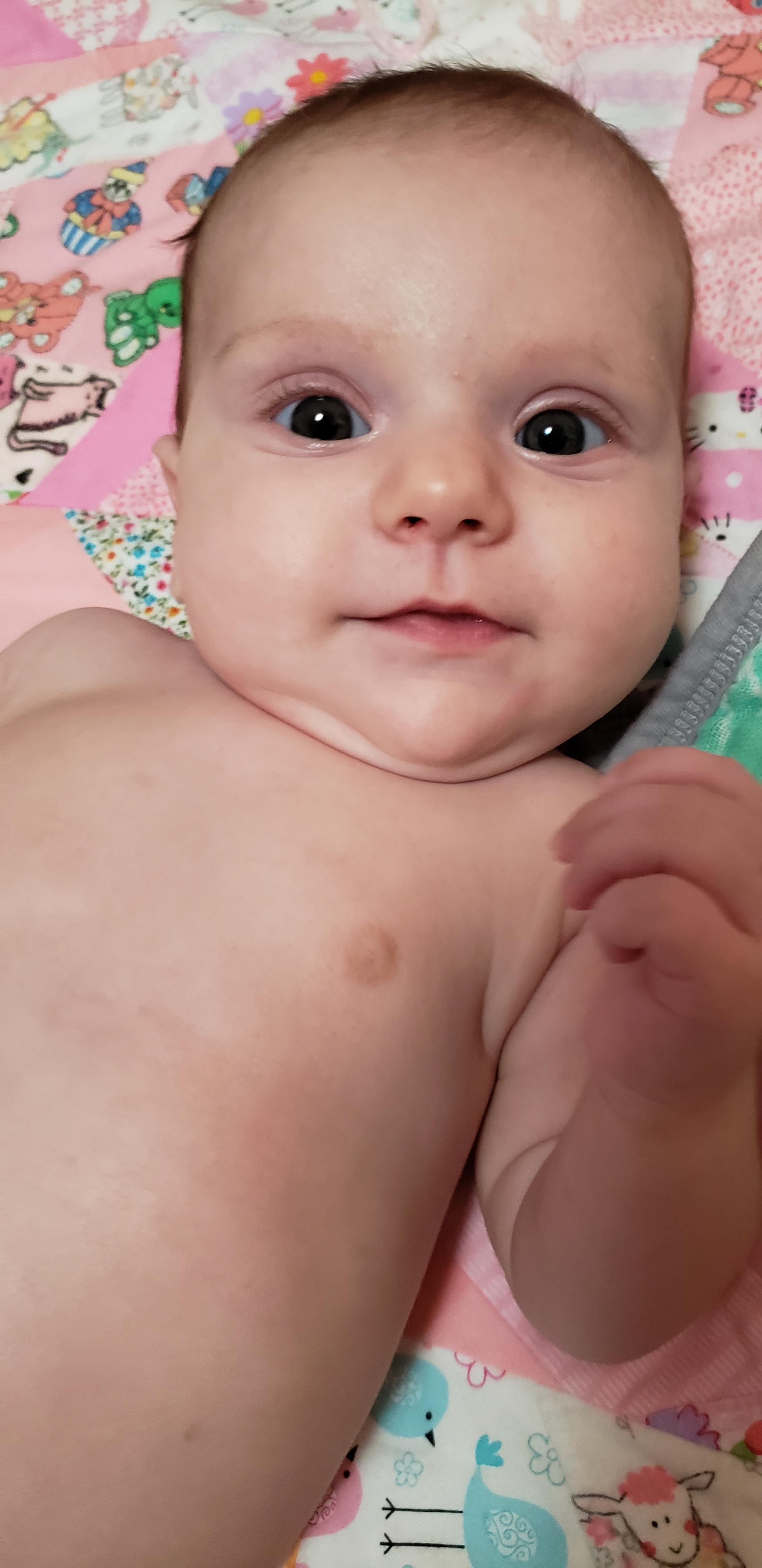 She is 3 months old! Enjoy her cuteness! r/babies