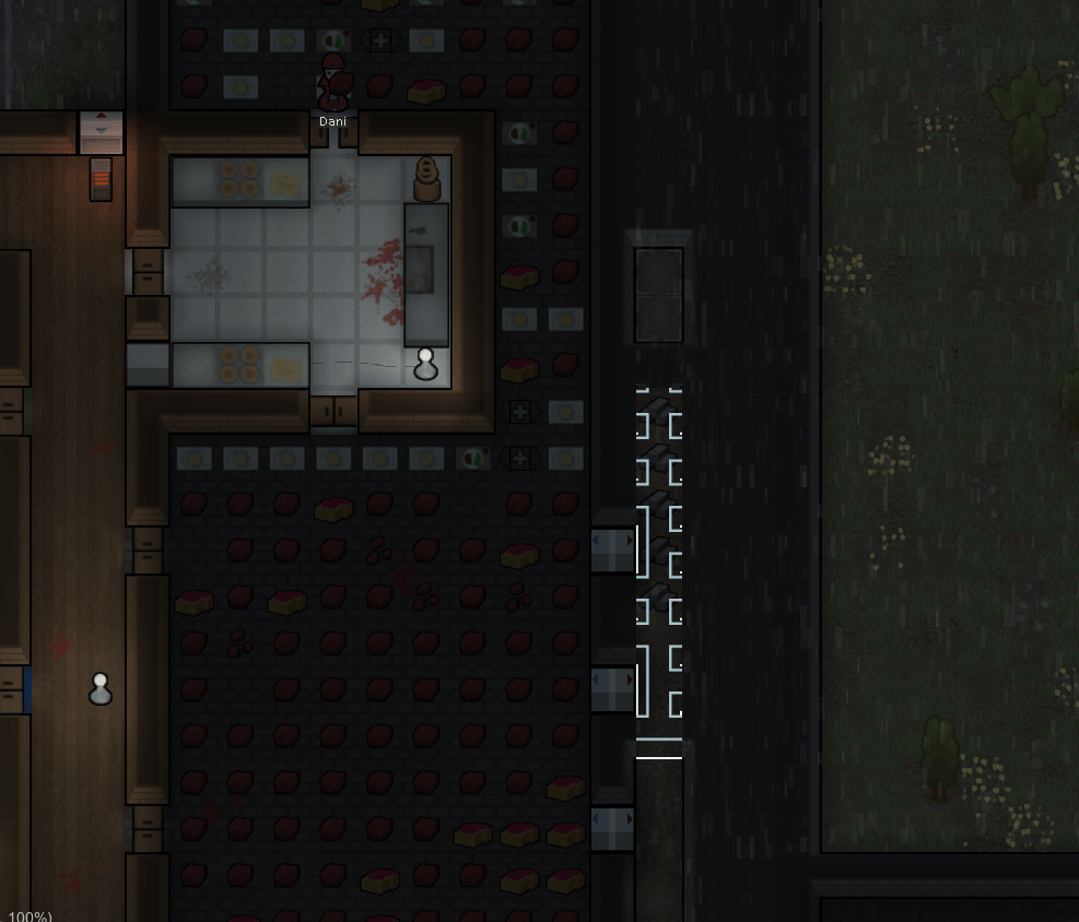 How do I build down 1 block hallways? r/RimWorld