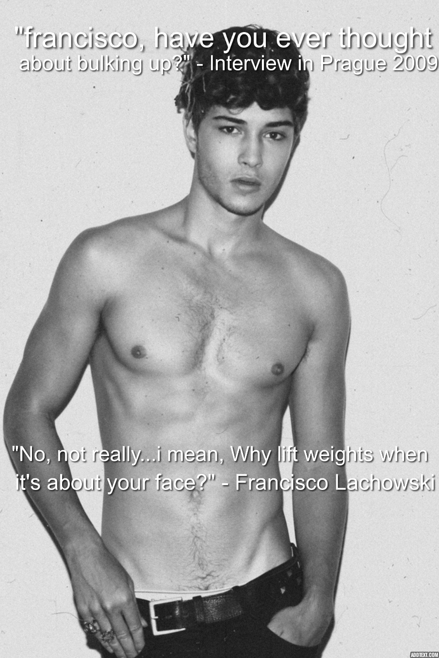 Created a tinder bio with a male model. And got DMs telling me to come