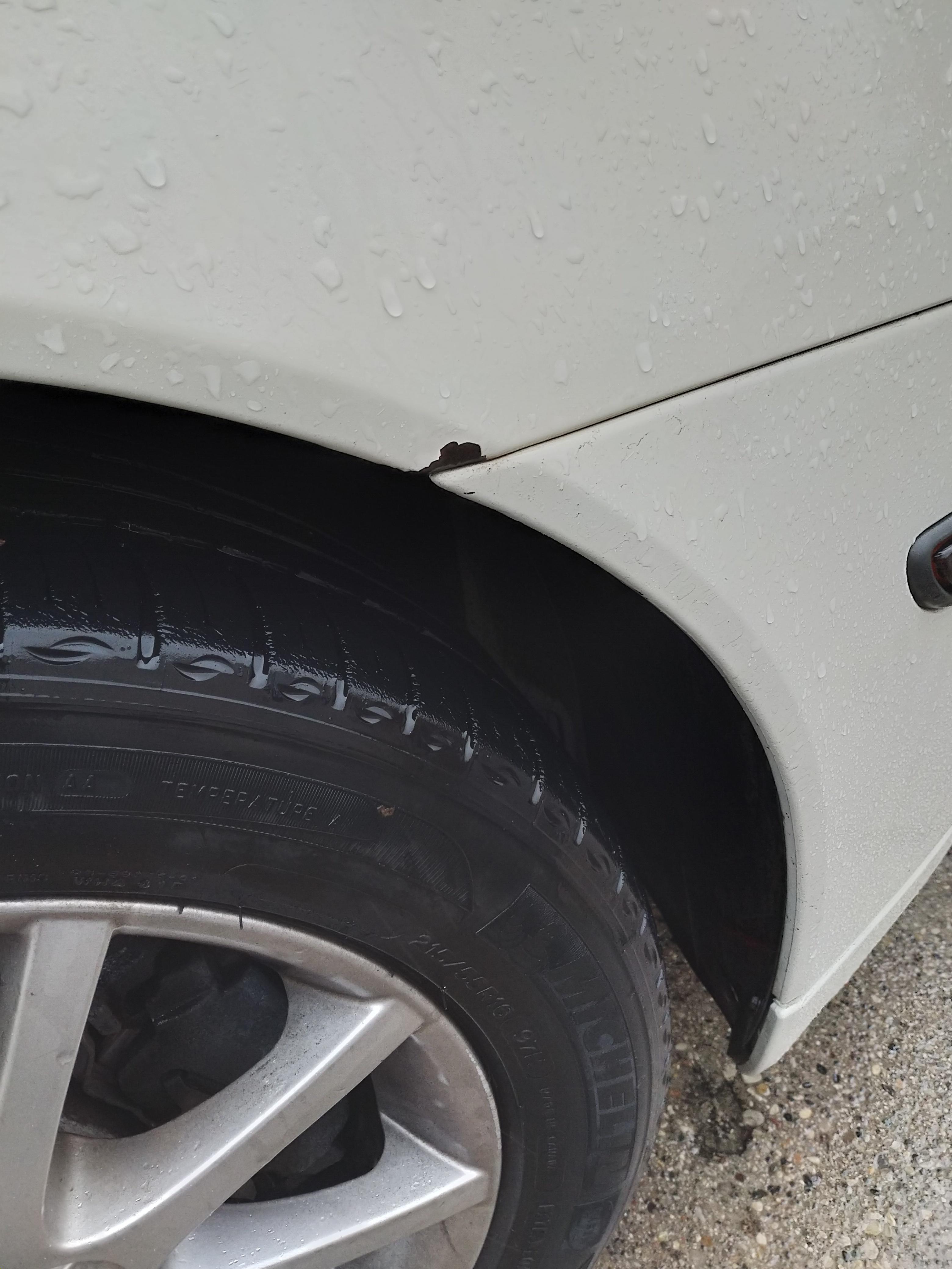 Small Rust Spots On Car