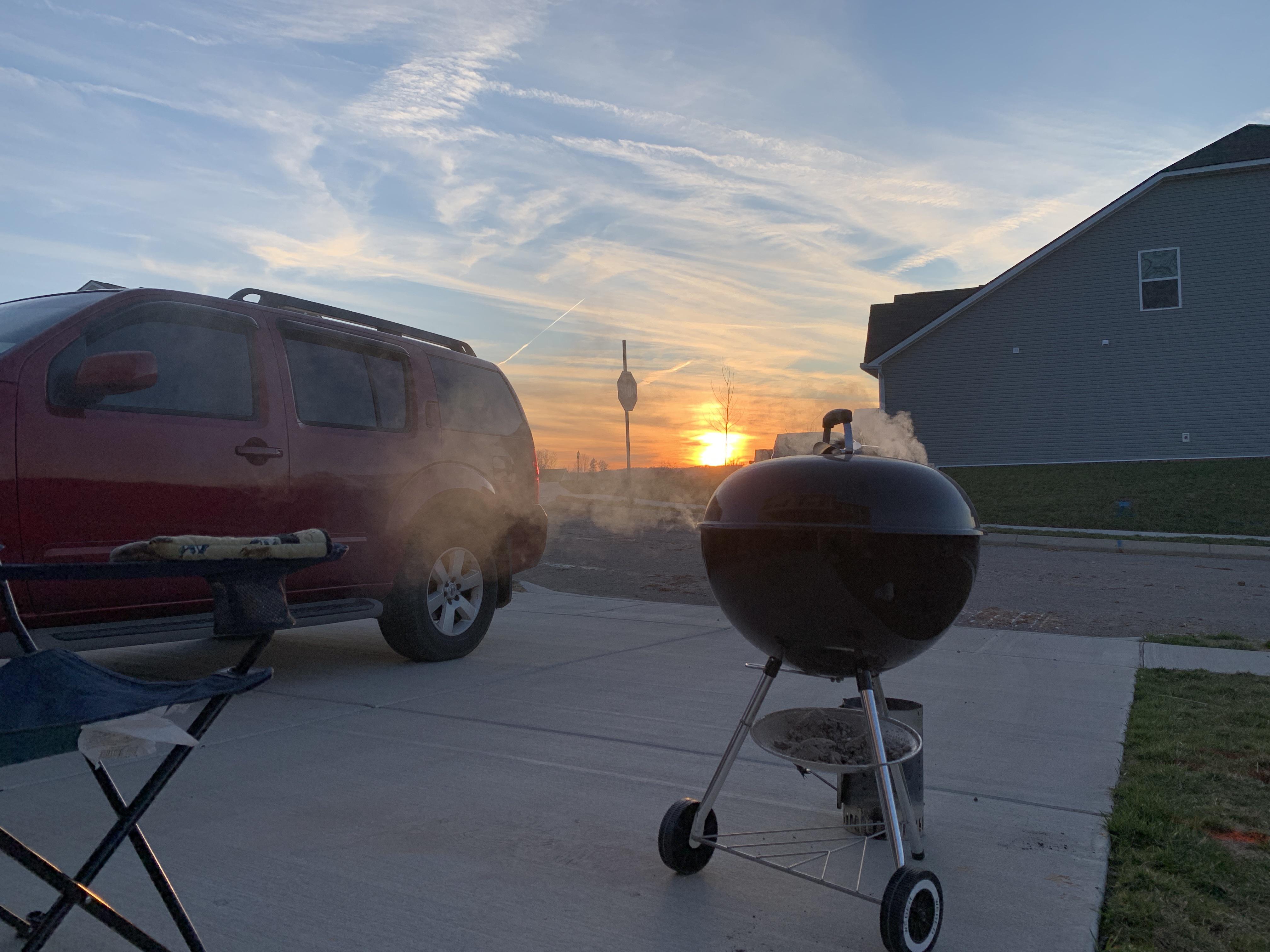 Getting warmer in TN! r/webergrills