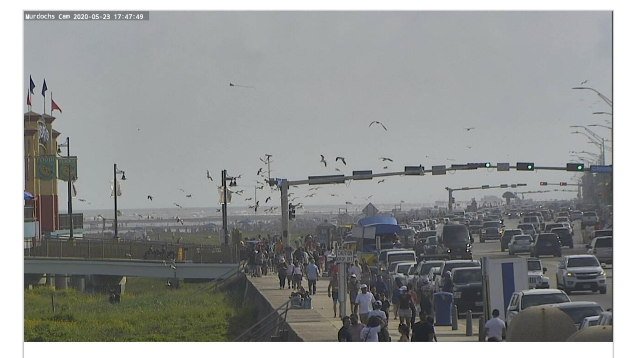Galveston right now (Sat 5/23, 545pm) houston