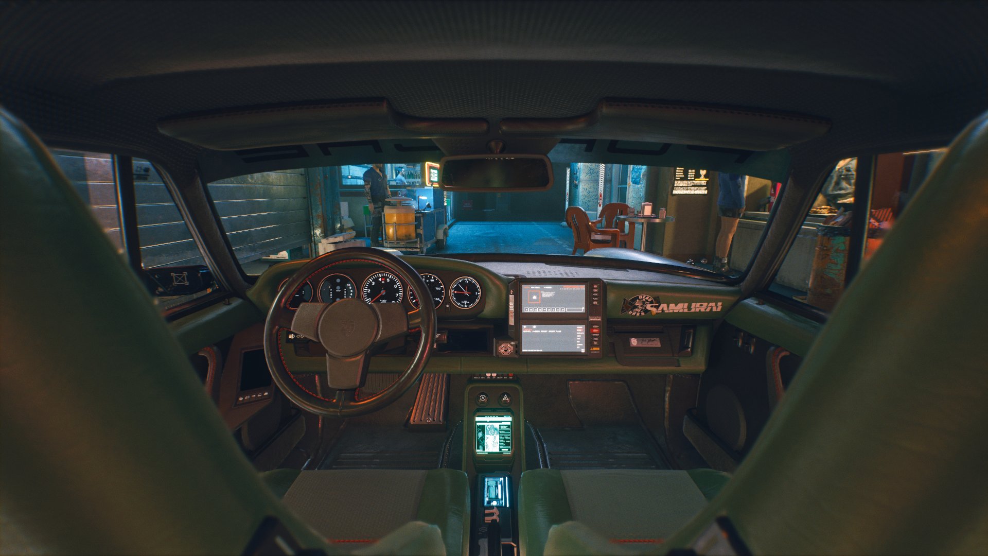Interior of Johnny Silverhand's Porsche r/cyberpunkgame