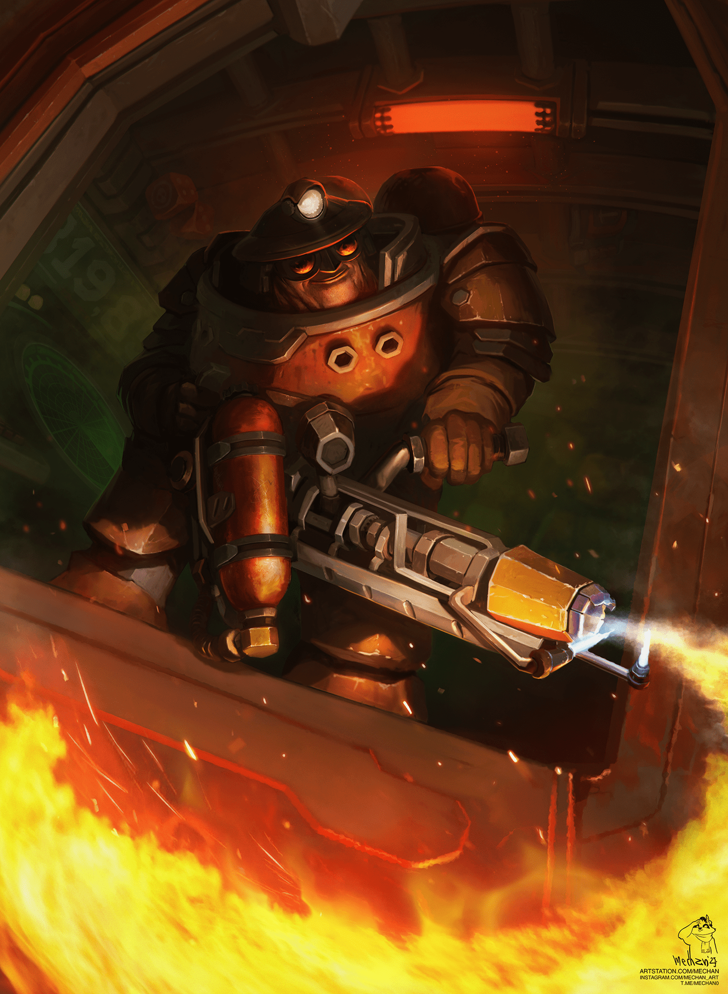 Driller. Fanart 2/4. r/DeepRockGalactic