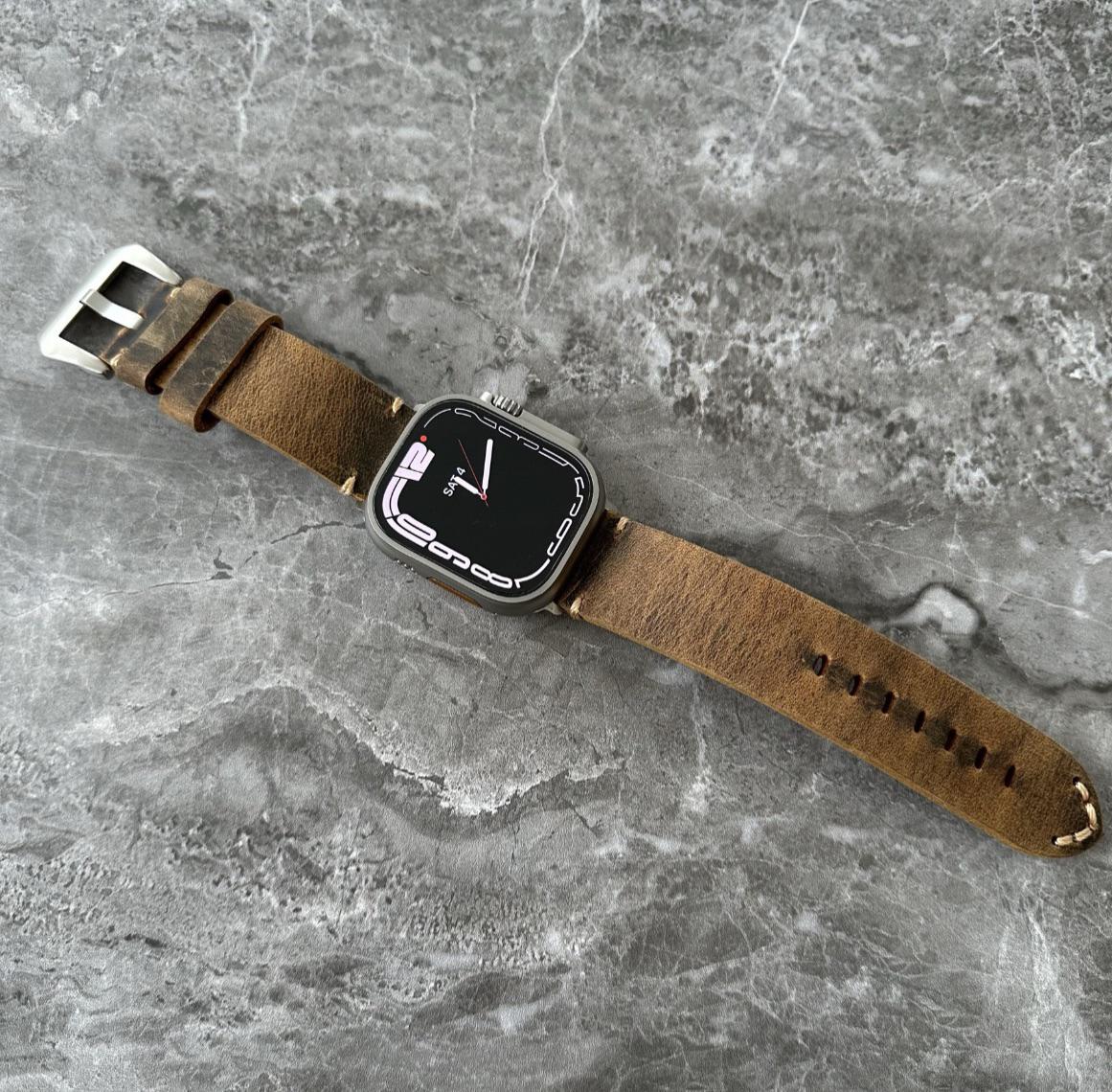 Just got this Panerai style leather band on Etsy, but sadly Silver lugs