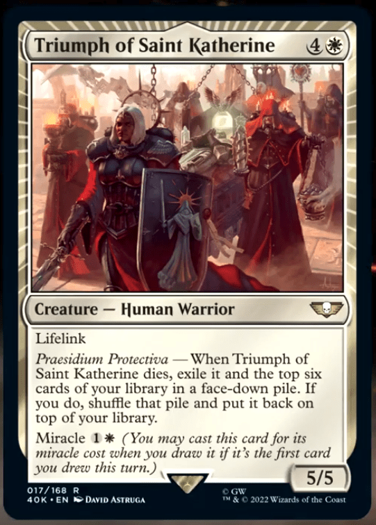 [40K] Triumph of Saint Katherine r/mtgcube