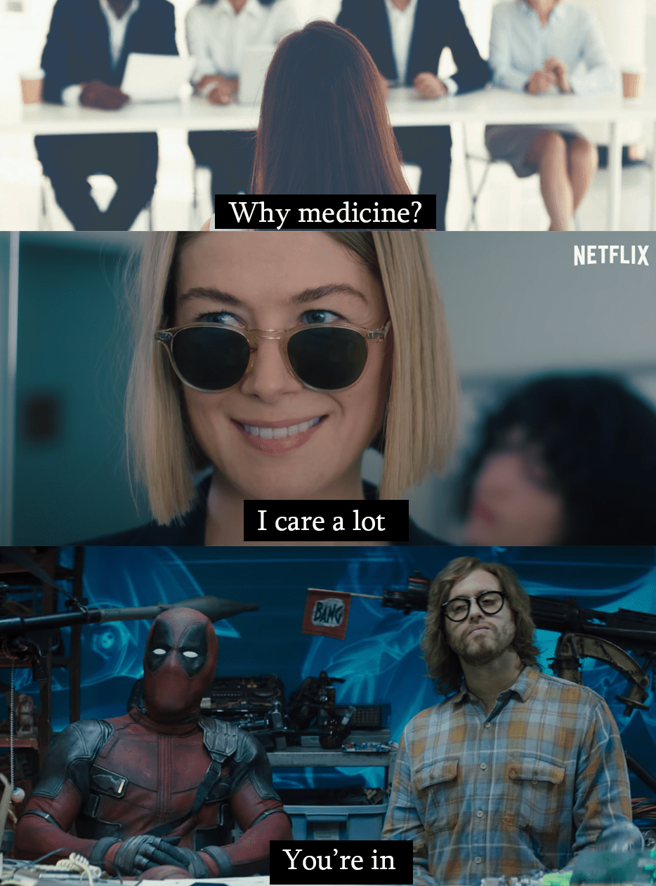 what my relatives think when I say I'm applying to medical school r